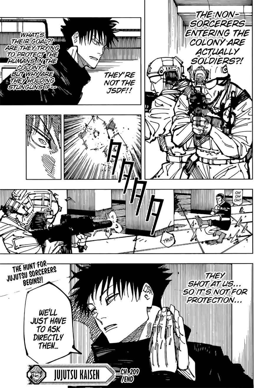 Jujutsu Kaisen Chapter 209 - Page 20