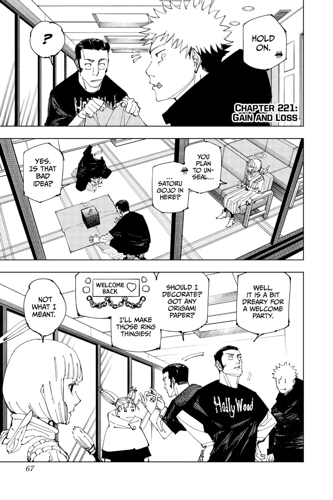 Jujutsu Kaisen Chapter 221 - Page 1