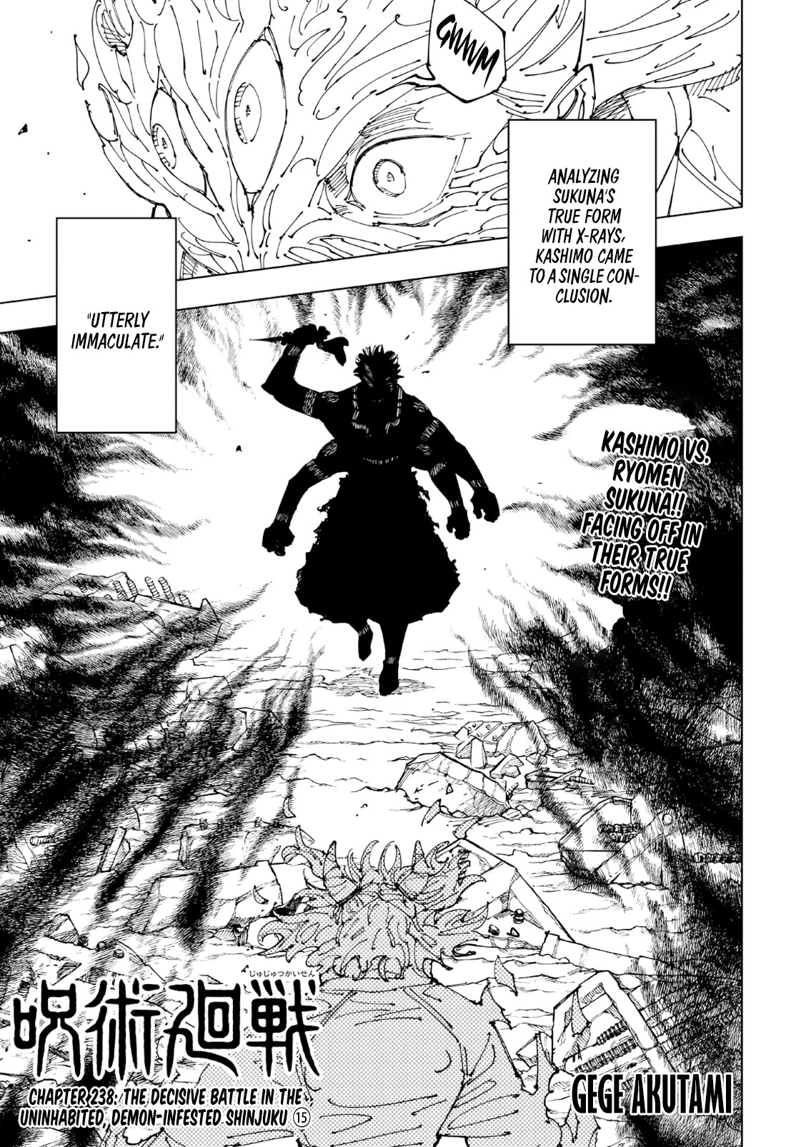 Jujutsu Kaisen Chapter 238 - Page 1