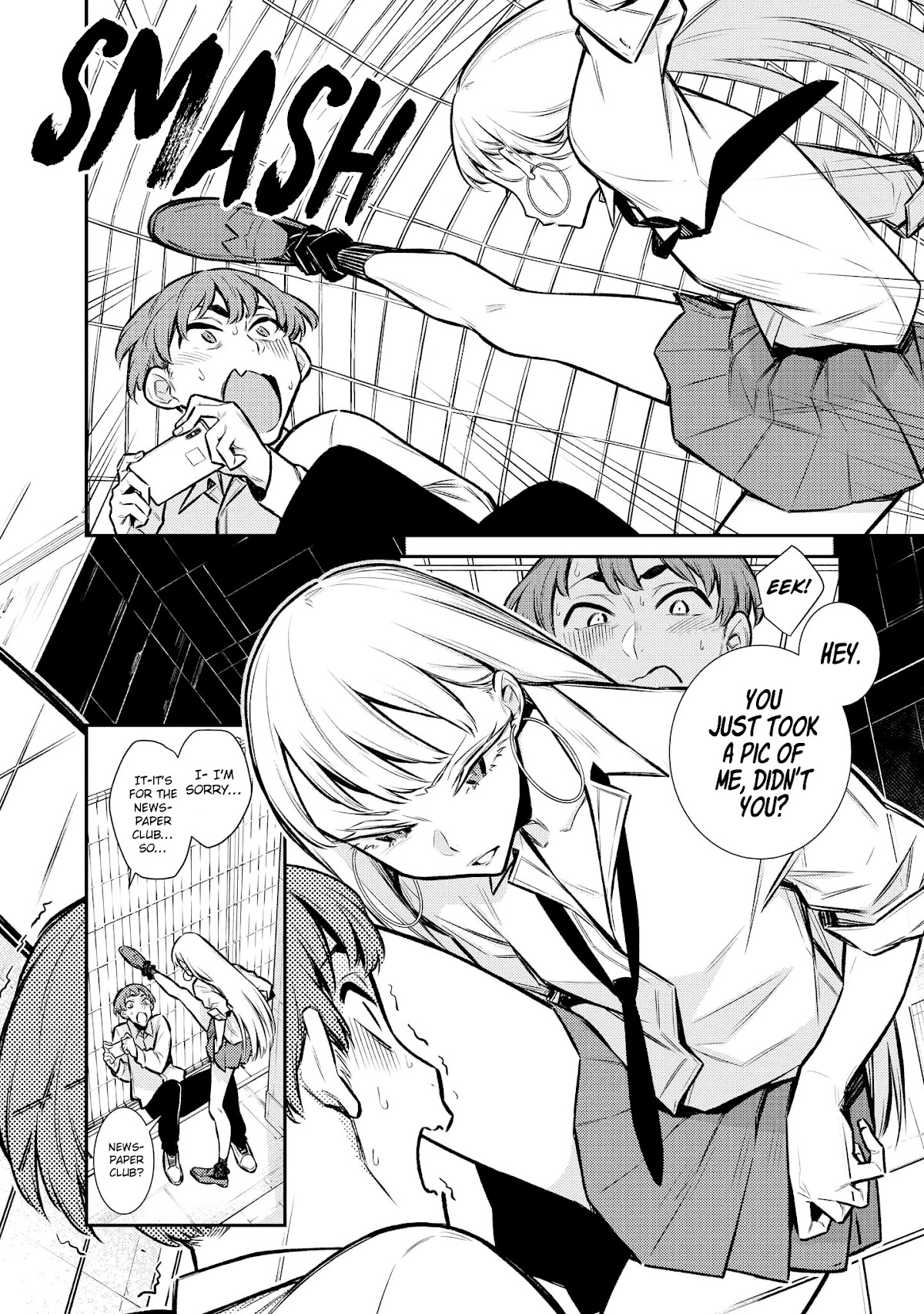 Just Flirting With a Cute, Annoying Kouhai Chapter 1 - Page 1