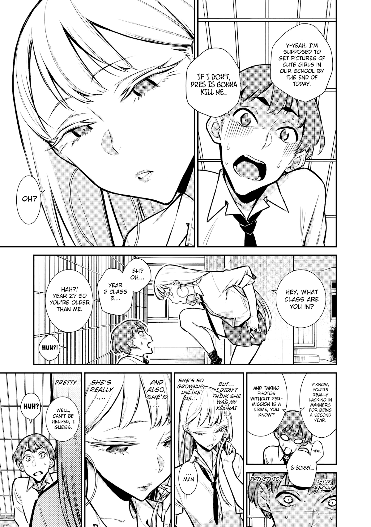 Just Flirting With a Cute, Annoying Kouhai Chapter 1 - Page 2