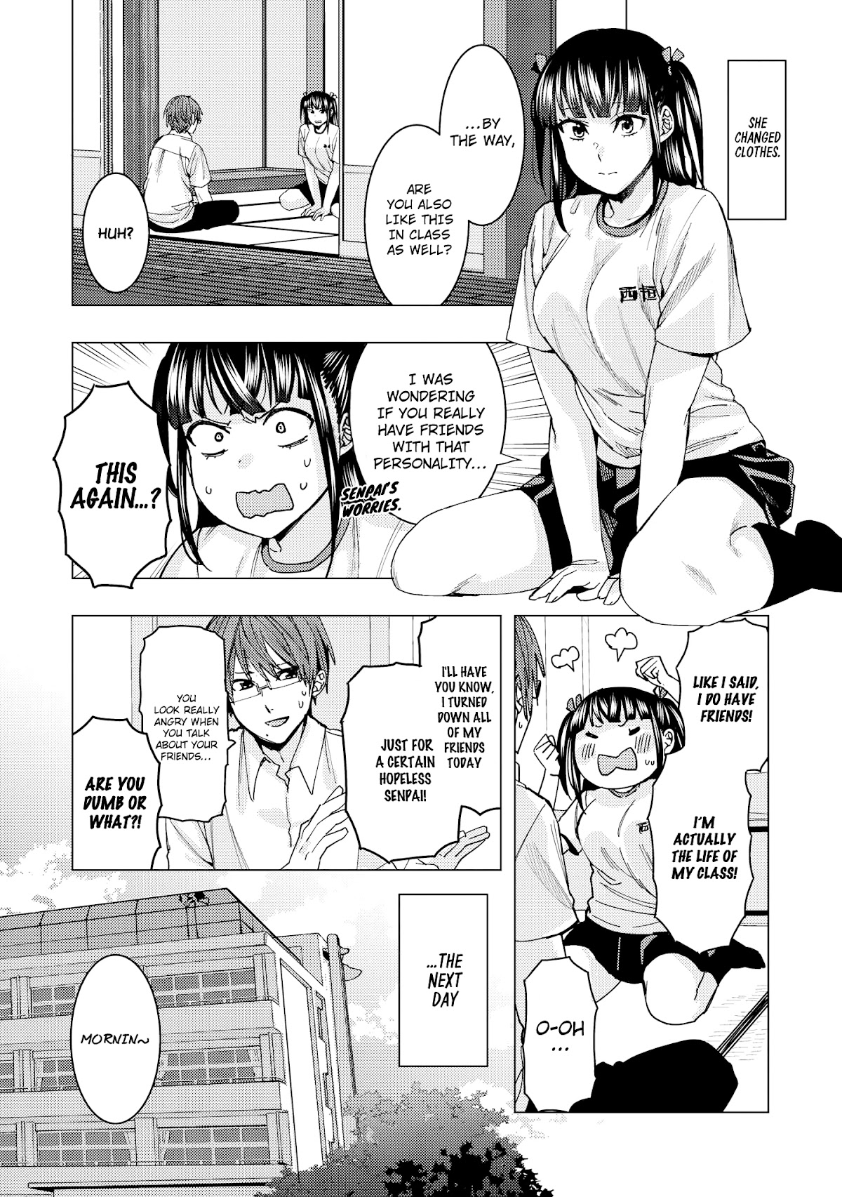 Just Flirting With a Cute, Annoying Kouhai Chapter 4 - Page 8