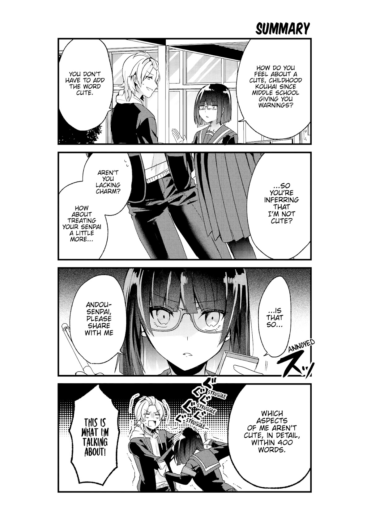 Just Flirting With a Cute, Annoying Kouhai Chapter 5 - Page 6