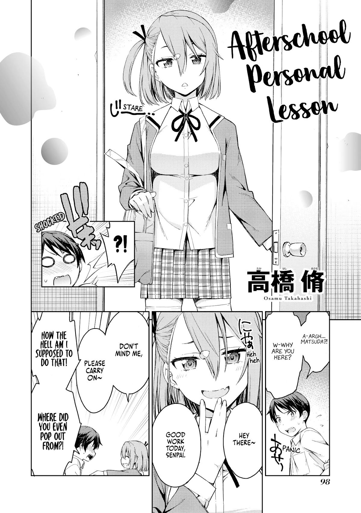 Just Flirting With a Cute, Annoying Kouhai Chapter 6 - Page 1
