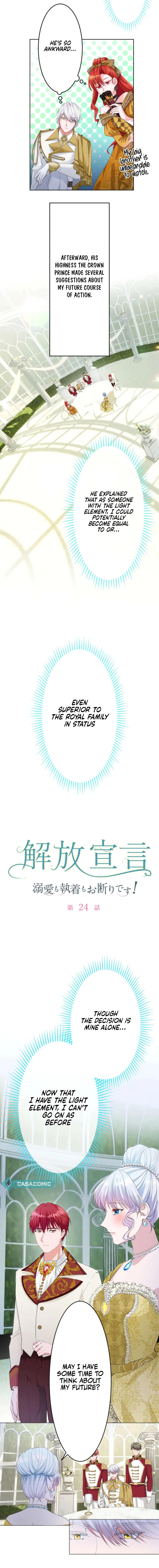 Kaihou Sengen – Dekiai mo Shuuchaku mo Okotowari desu! Chapter 24 - Page 2