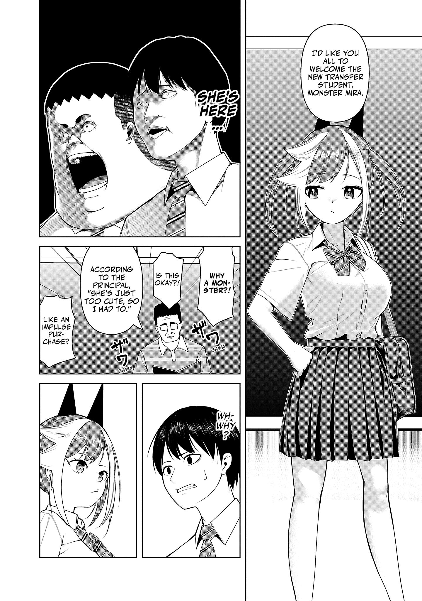 Kaijin Mira no Dai 2 Keitai ga Kawaisugiru Chapter 3 - Page 4
