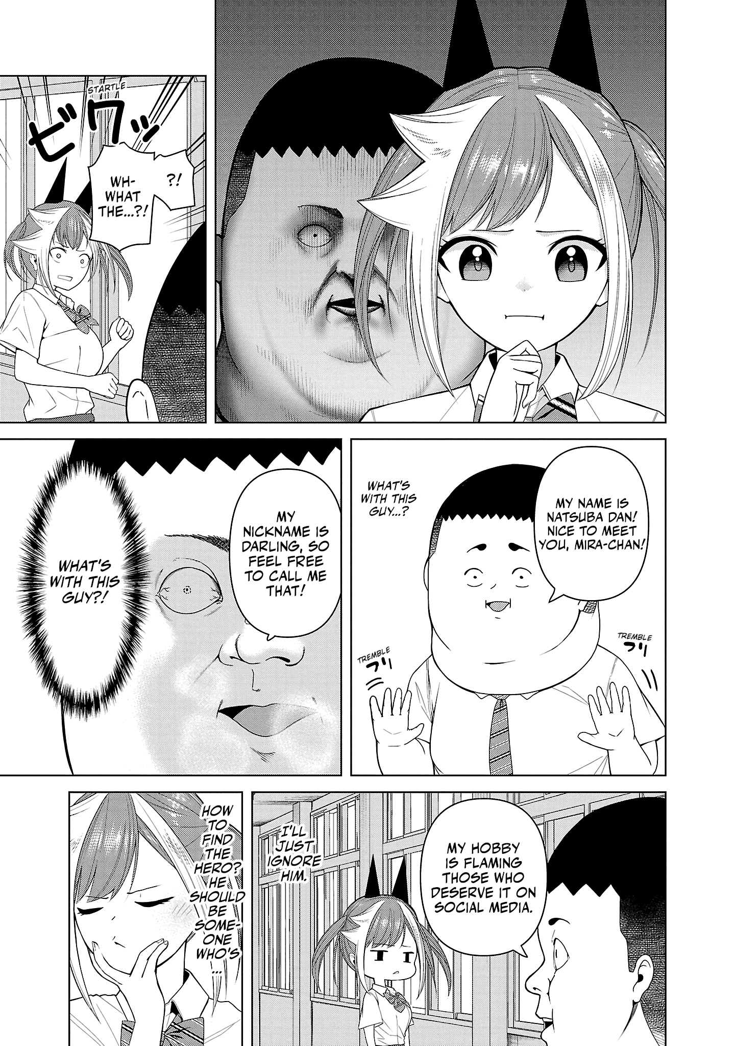 Kaijin Mira no Dai 2 Keitai ga Kawaisugiru Chapter 3 - Page 7
