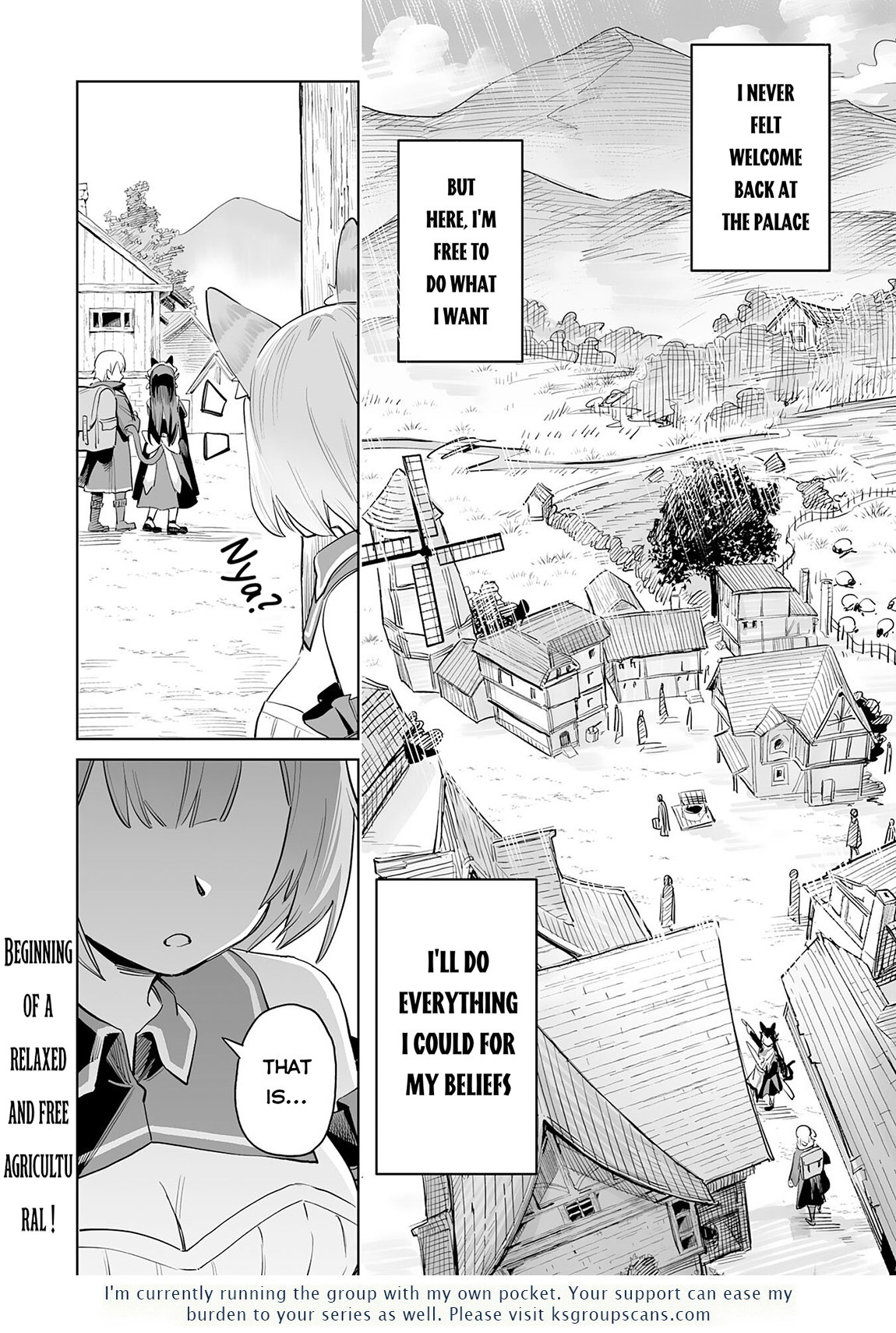 Kaikosareta Kyuutei Renkinjutsushi wa Henkyou de Dai Nouen wo Tsukuriageru – Sokoku wo Oidasareta kedo, Saikyou Ryouchi de Slow Life wo Ouka suru Chapter 1 - Page 49