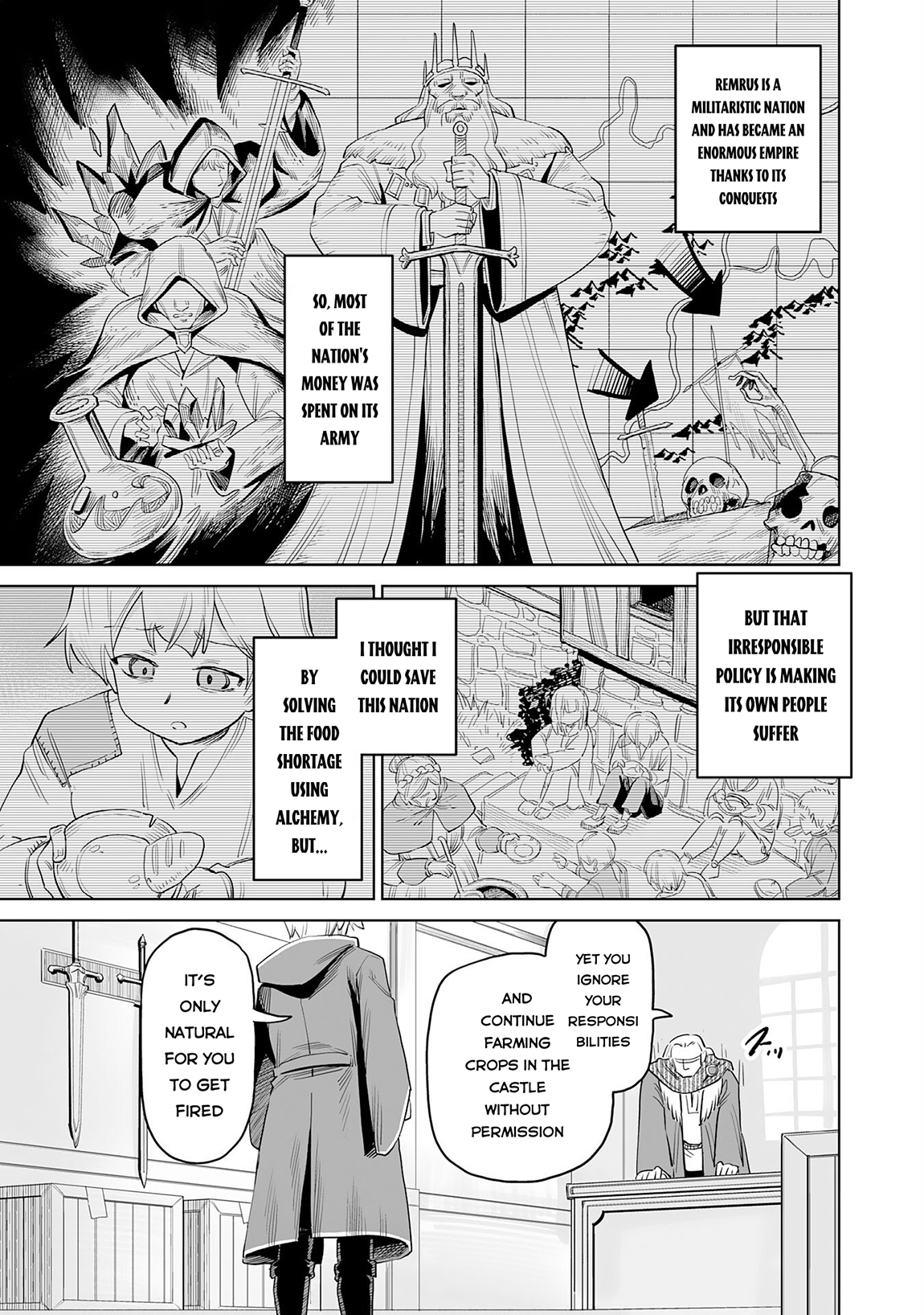 Kaikosareta Kyuutei Renkinjutsushi wa Henkyou de Dai Nouen wo Tsukuriageru – Sokoku wo Oidasareta kedo, Saikyou Ryouchi de Slow Life wo Ouka suru Chapter 1 - Page 8