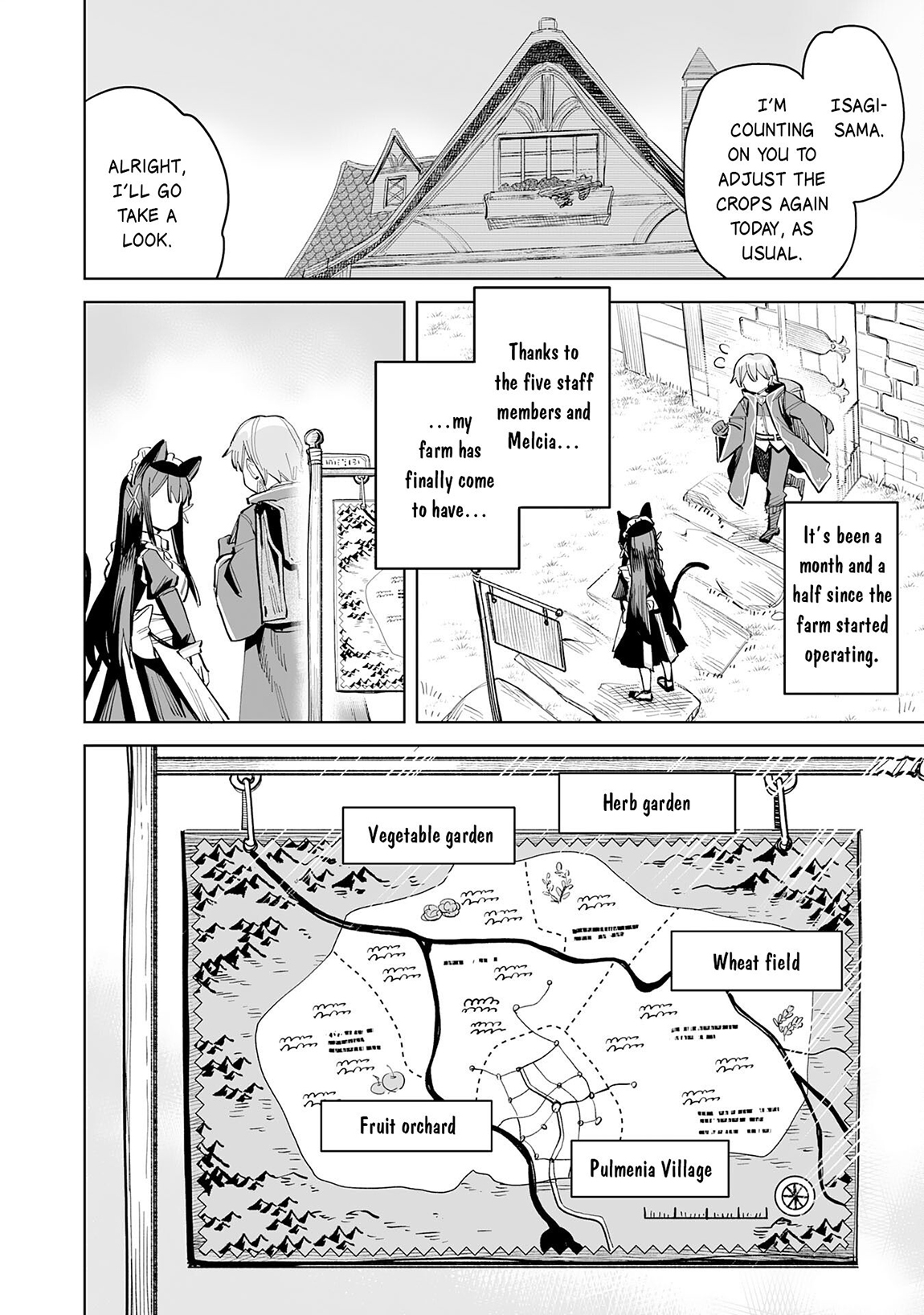Kaikosareta Kyuutei Renkinjutsushi wa Henkyou de Dai Nouen wo Tsukuriageru – Sokoku wo Oidasareta kedo, Saikyou Ryouchi de Slow Life wo Ouka suru Chapter 10 - Page 3