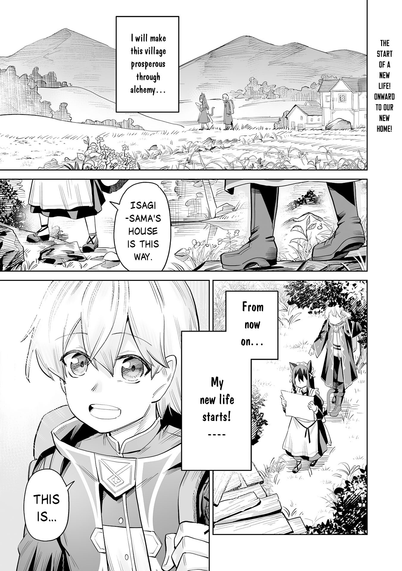 Kaikosareta Kyuutei Renkinjutsushi wa Henkyou de Dai Nouen wo Tsukuriageru – Sokoku wo Oidasareta kedo, Saikyou Ryouchi de Slow Life wo Ouka suru Chapter 2 - Page 2