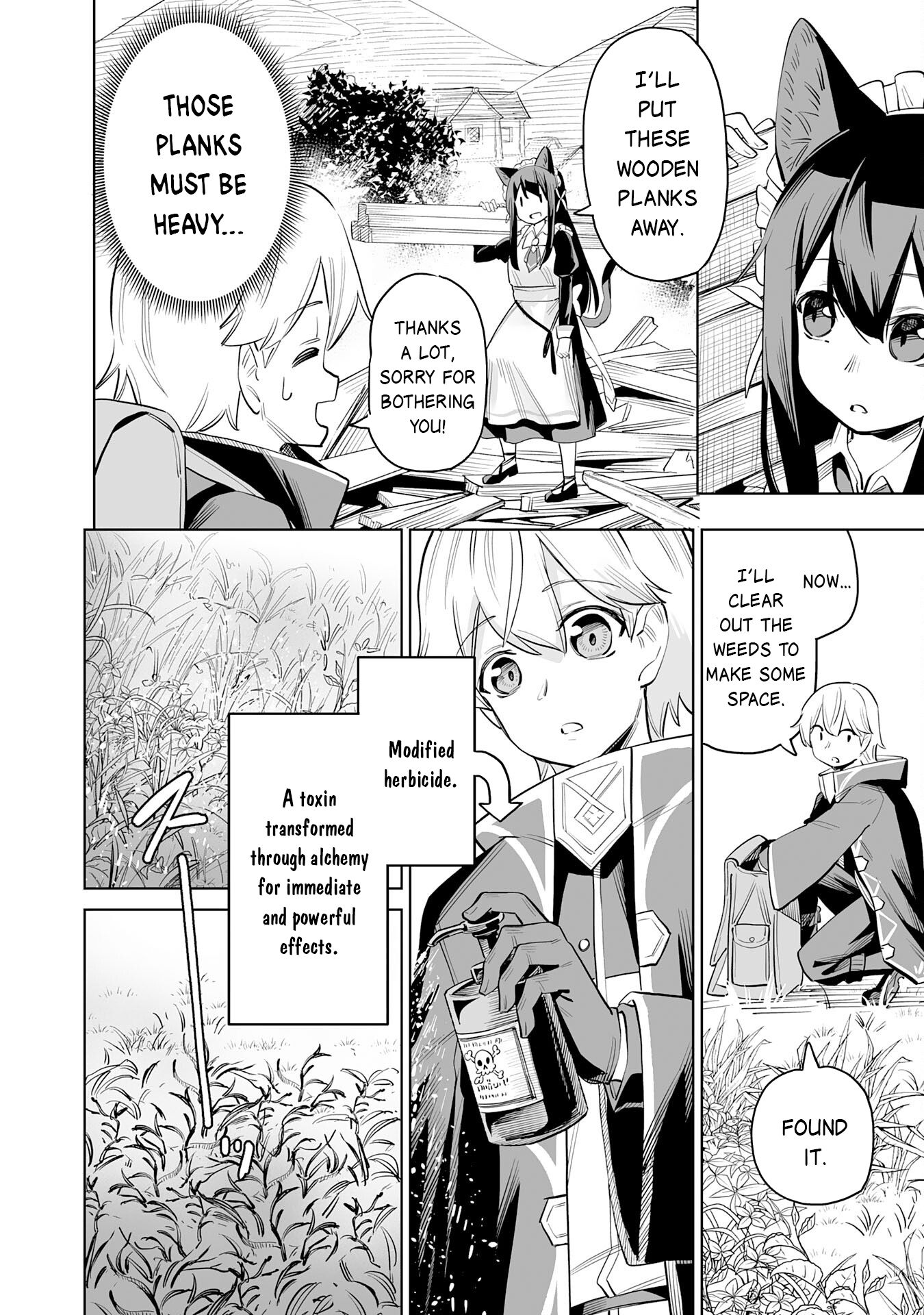 Kaikosareta Kyuutei Renkinjutsushi wa Henkyou de Dai Nouen wo Tsukuriageru – Sokoku wo Oidasareta kedo, Saikyou Ryouchi de Slow Life wo Ouka suru Chapter 2 - Page 9