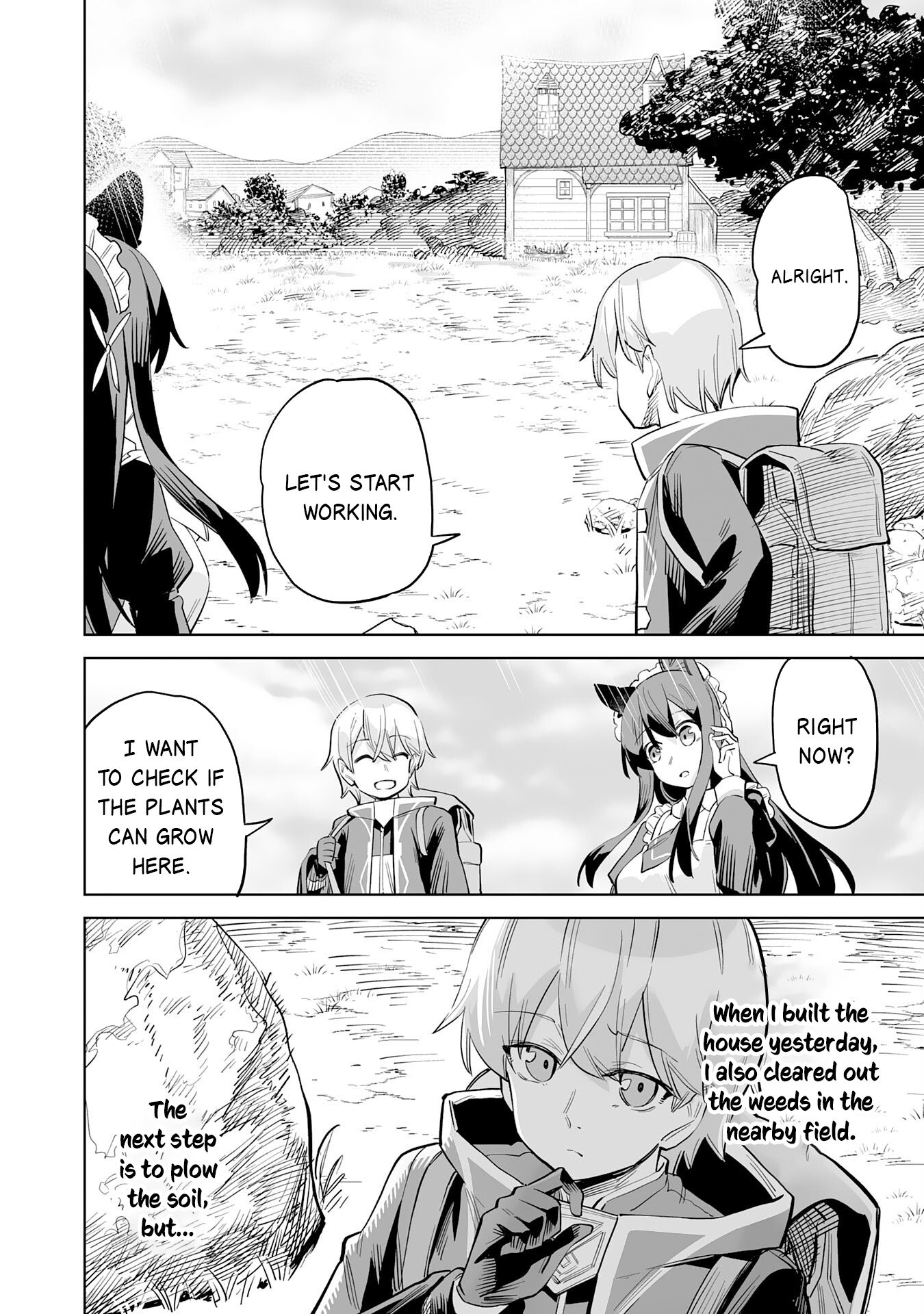 Kaikosareta Kyuutei Renkinjutsushi wa Henkyou de Dai Nouen wo Tsukuriageru – Sokoku wo Oidasareta kedo, Saikyou Ryouchi de Slow Life wo Ouka suru Chapter 3 - Page 11