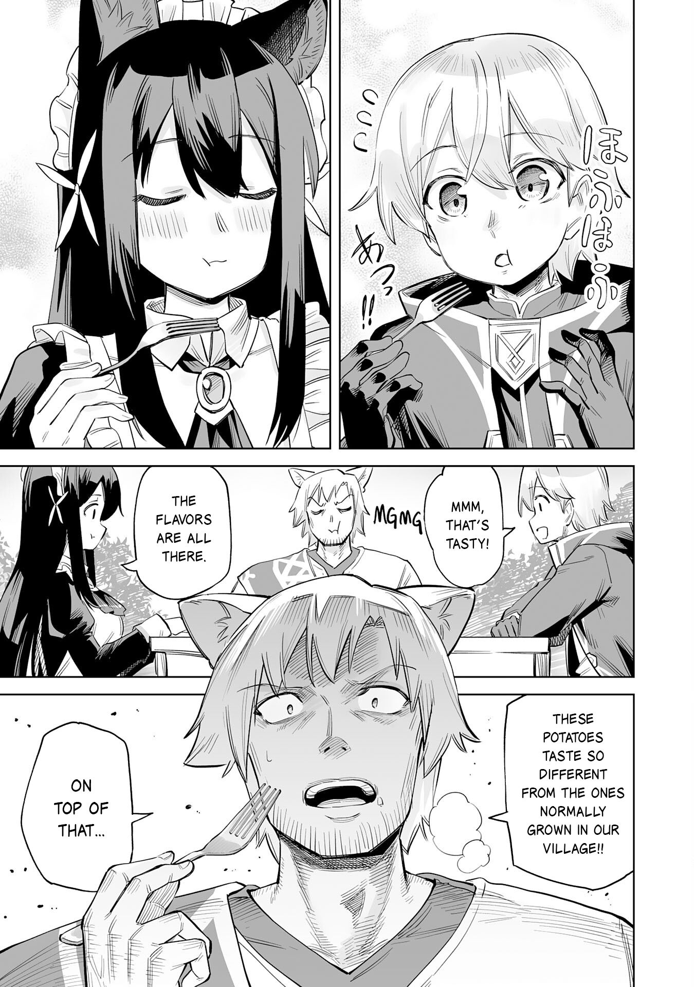 Kaikosareta Kyuutei Renkinjutsushi wa Henkyou de Dai Nouen wo Tsukuriageru – Sokoku wo Oidasareta kedo, Saikyou Ryouchi de Slow Life wo Ouka suru Chapter 3 - Page 32
