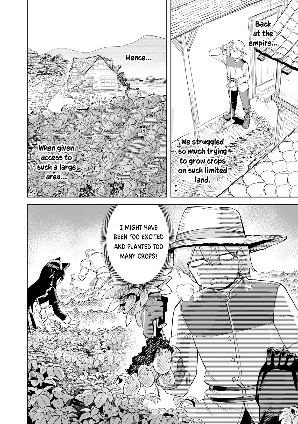 Kaikosareta Kyuutei Renkinjutsushi wa Henkyou de Dai Nouen wo Tsukuriageru – Sokoku wo Oidasareta kedo, Saikyou Ryouchi de Slow Life wo Ouka suru Chapter 4 - Page 3