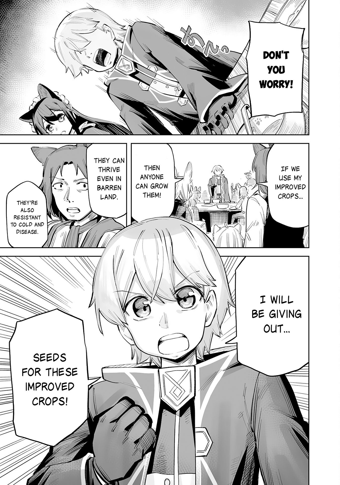Kaikosareta Kyuutei Renkinjutsushi wa Henkyou de Dai Nouen wo Tsukuriageru – Sokoku wo Oidasareta kedo, Saikyou Ryouchi de Slow Life wo Ouka suru Chapter 4 - Page 28