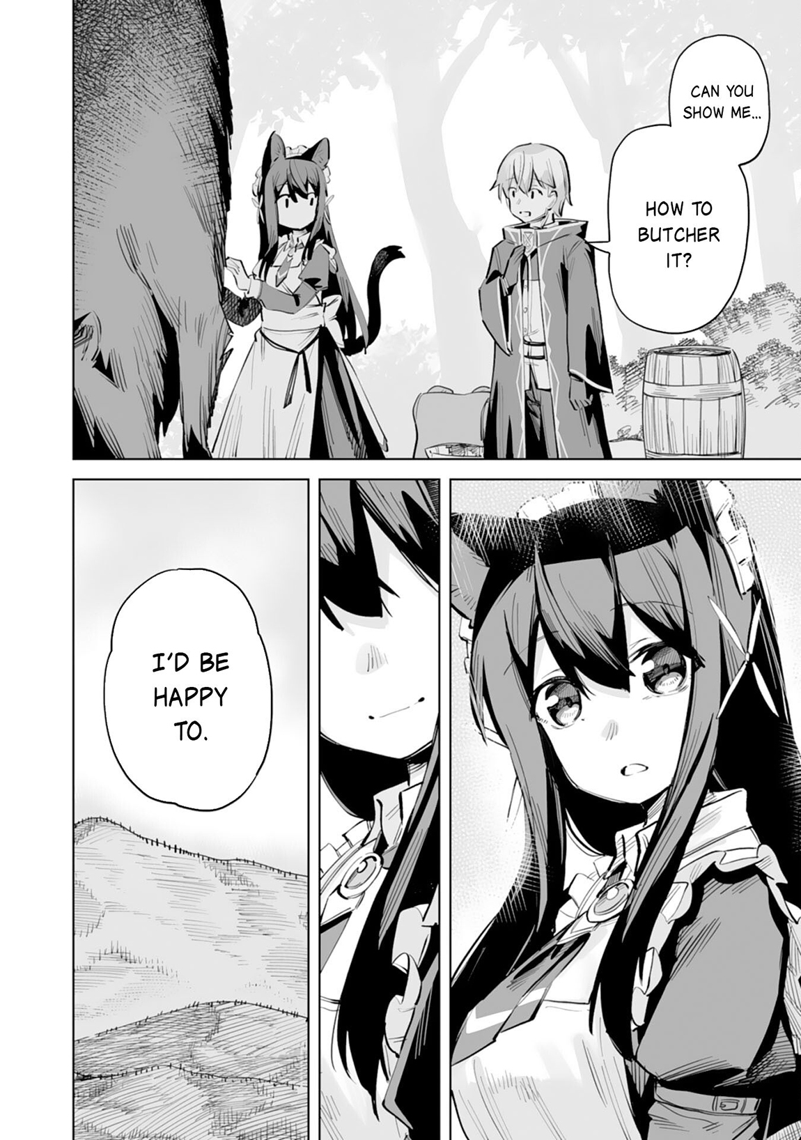 Kaikosareta Kyuutei Renkinjutsushi wa Henkyou de Dai Nouen wo Tsukuriageru – Sokoku wo Oidasareta kedo, Saikyou Ryouchi de Slow Life wo Ouka suru Chapter 5 - Page 33