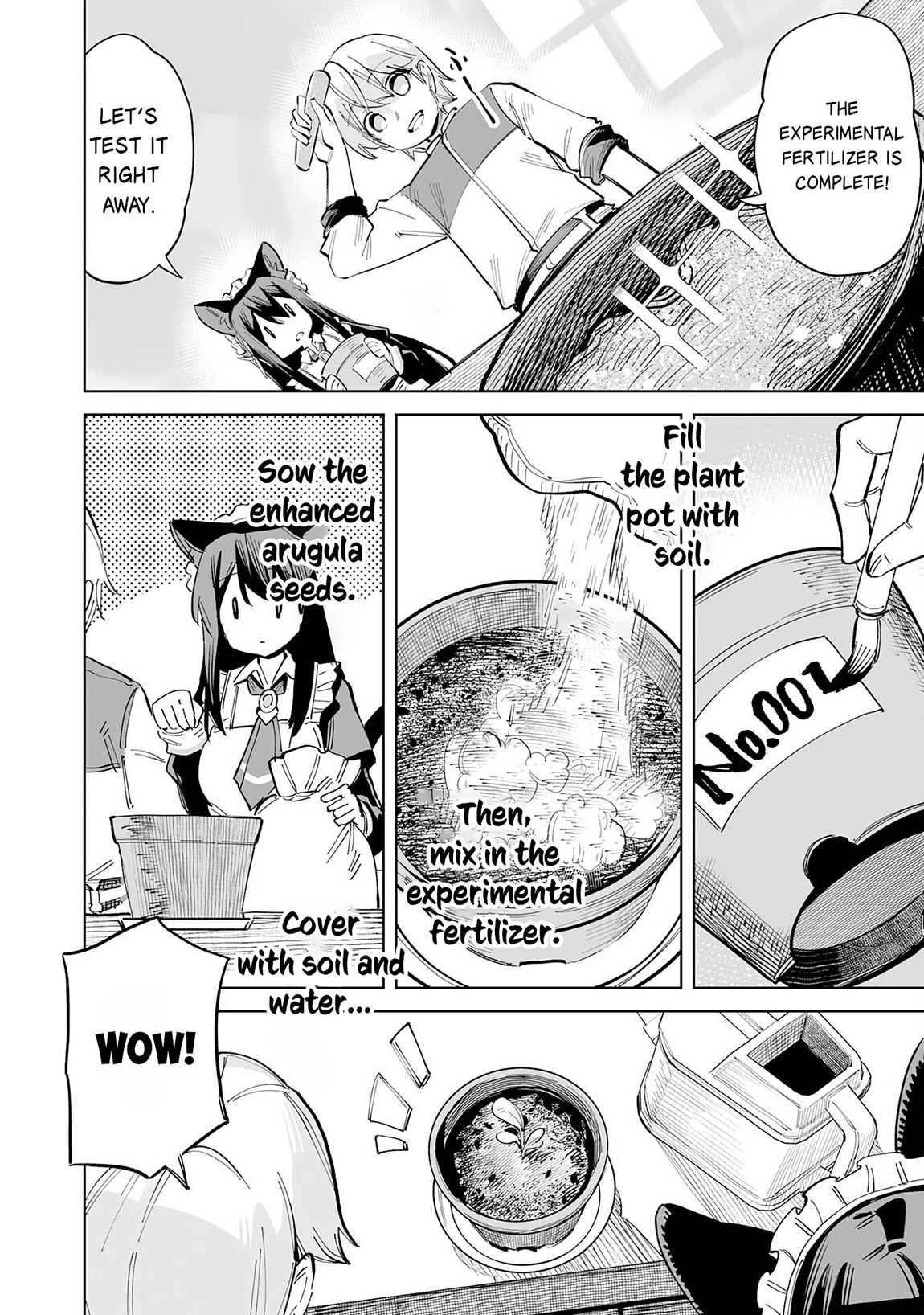 Kaikosareta Kyuutei Renkinjutsushi wa Henkyou de Dai Nouen wo Tsukuriageru – Sokoku wo Oidasareta kedo, Saikyou Ryouchi de Slow Life wo Ouka suru Chapter 7 - Page 13