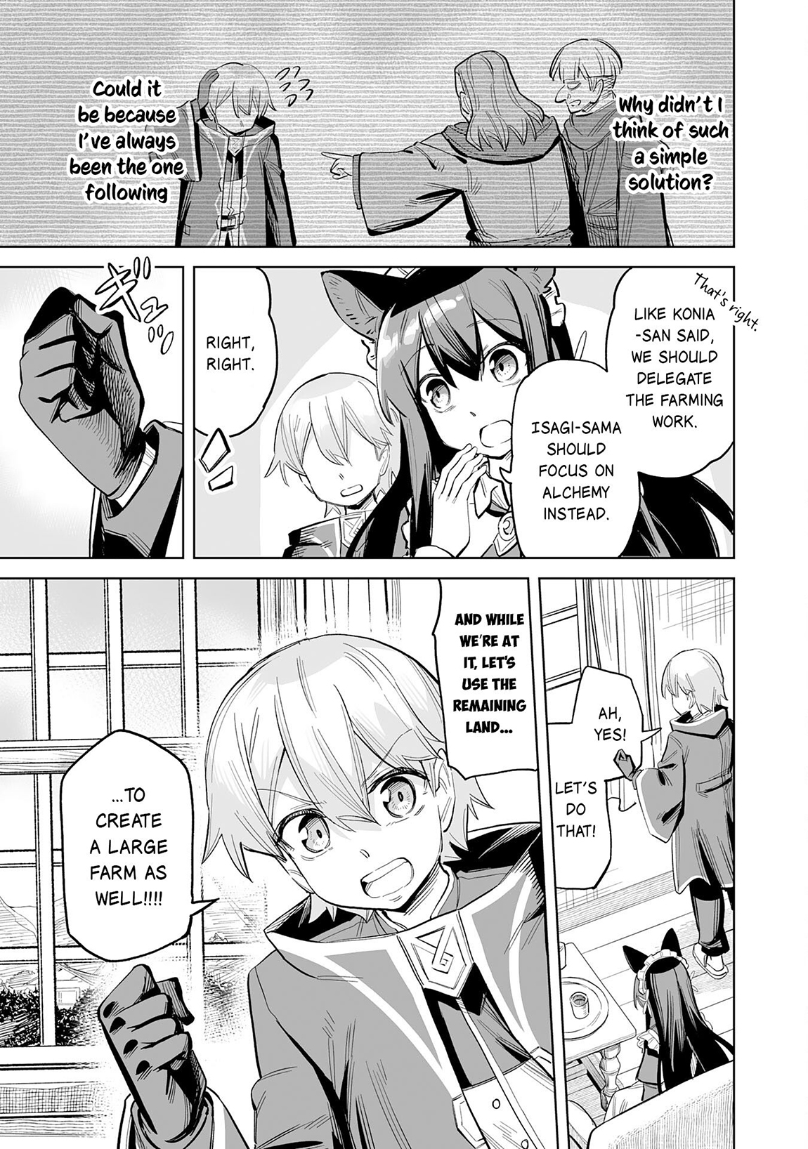 Kaikosareta Kyuutei Renkinjutsushi wa Henkyou de Dai Nouen wo Tsukuriageru – Sokoku wo Oidasareta kedo, Saikyou Ryouchi de Slow Life wo Ouka suru Chapter 8 - Page 22