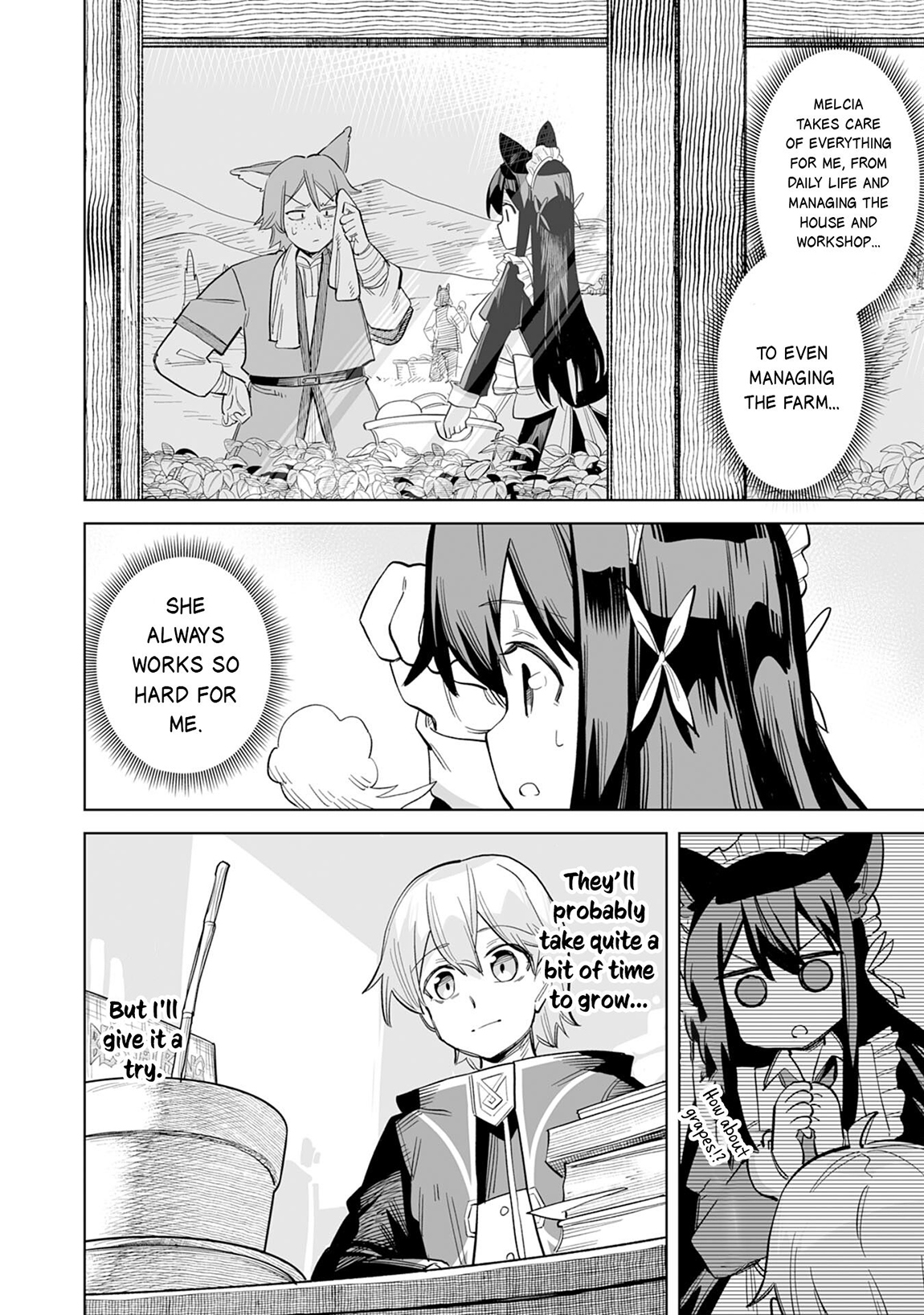 Kaikosareta Kyuutei Renkinjutsushi wa Henkyou de Dai Nouen wo Tsukuriageru – Sokoku wo Oidasareta kedo, Saikyou Ryouchi de Slow Life wo Ouka suru Chapter 9 - Page 17