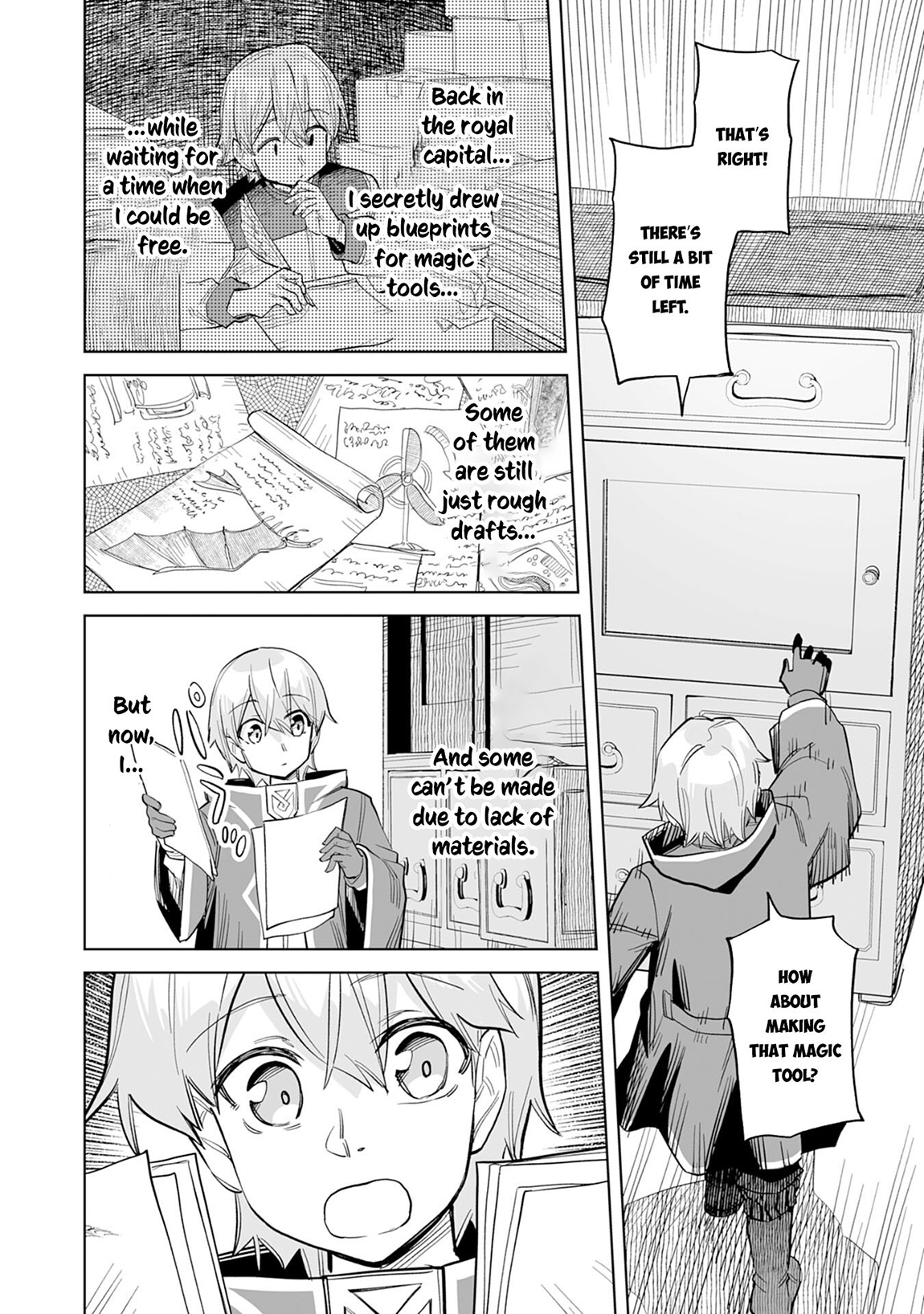 Kaikosareta Kyuutei Renkinjutsushi wa Henkyou de Dai Nouen wo Tsukuriageru – Sokoku wo Oidasareta kedo, Saikyou Ryouchi de Slow Life wo Ouka suru Chapter 9 - Page 19