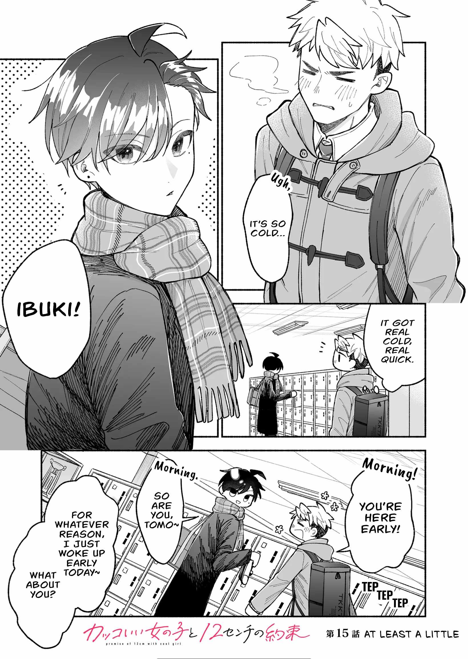 Kakkoii Onnanoko to 12-centi no Yakusoku Chapter 15 - Page 1