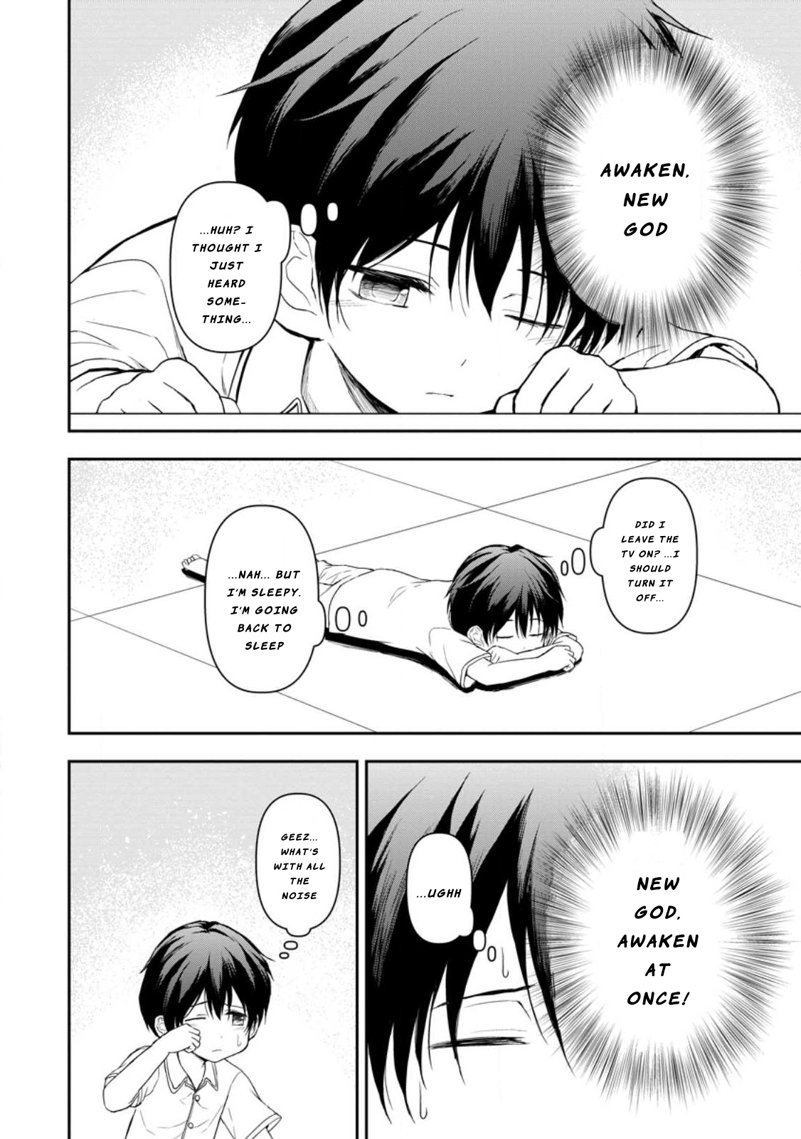 Kami ni Tensei Shita Shounen ga Mofumofu to Isekai wo Tabishimasu Chapter 1 - Page 2