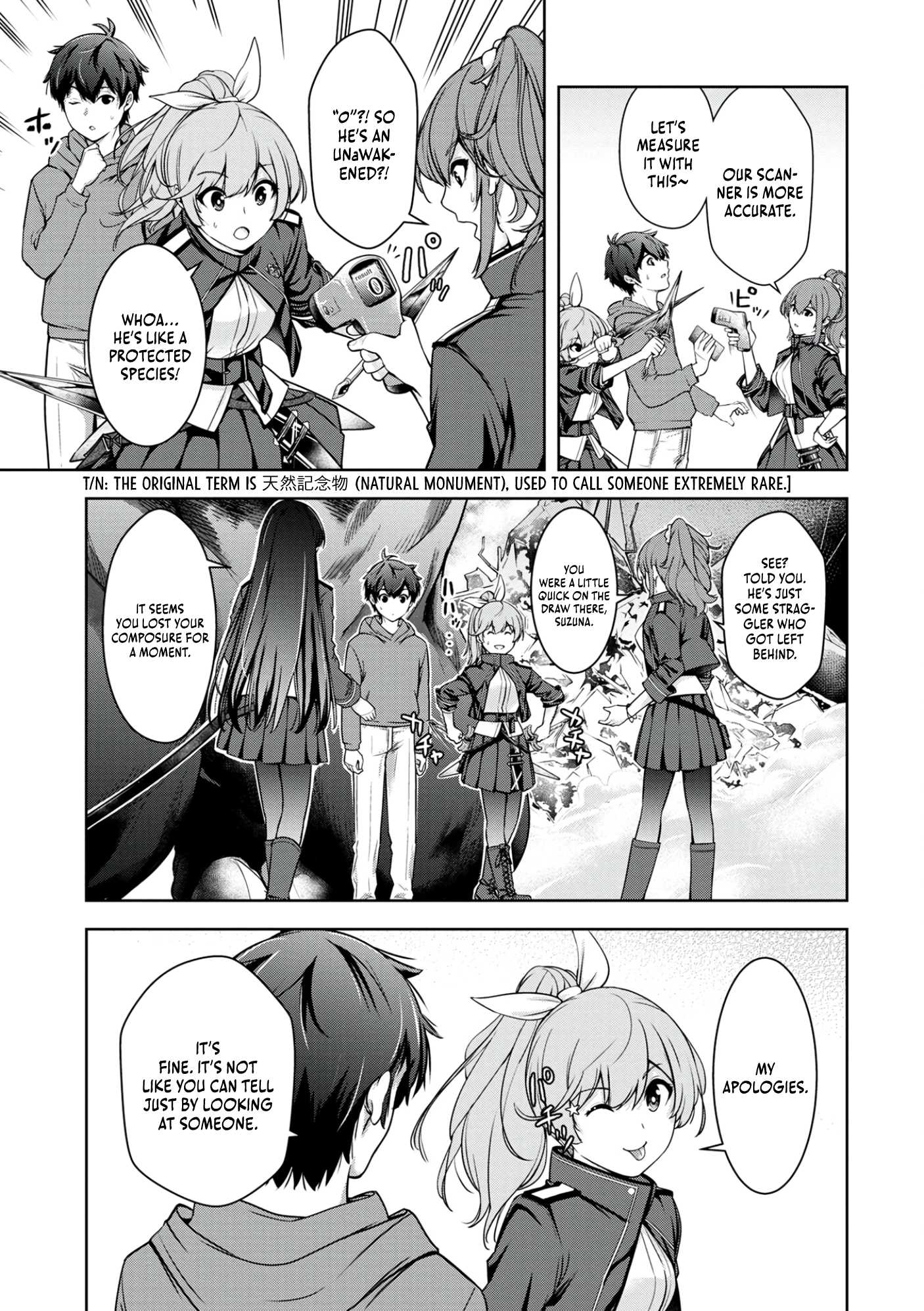 Kamigami no Kennou wo Ayatsurishi Mono ~Nouryoku Suuchi “0” de Sagesumareteiru Ore da ga, Jitsu wa Sekai Saikyou no Ikkaku~ Chapter 2 - Page 6