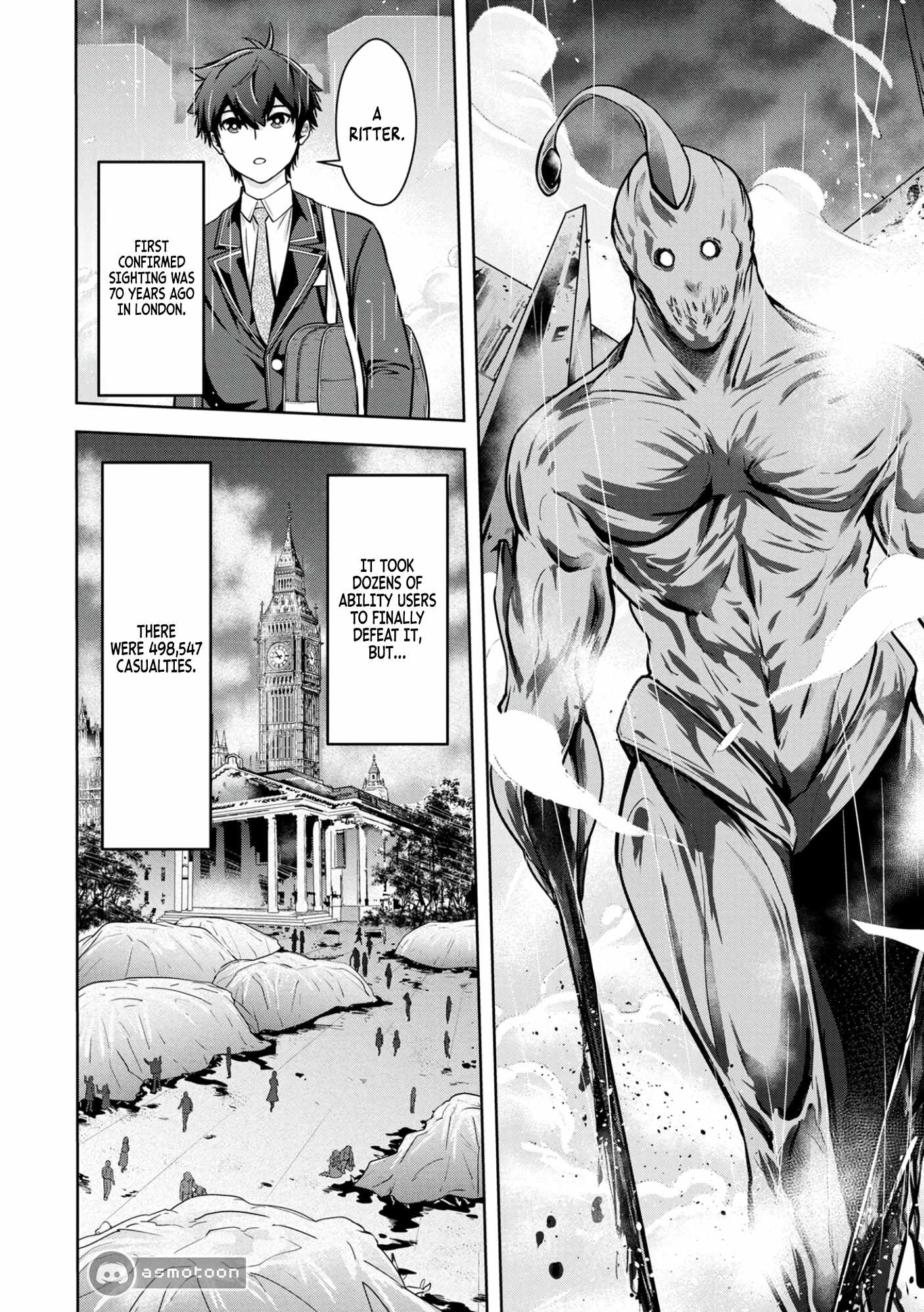 Kamigami no Kennou wo Ayatsurishi Mono ~Nouryoku Suuchi “0” de Sagesumareteiru Ore da ga, Jitsu wa Sekai Saikyou no Ikkaku~ Chapter 3 - Page 7