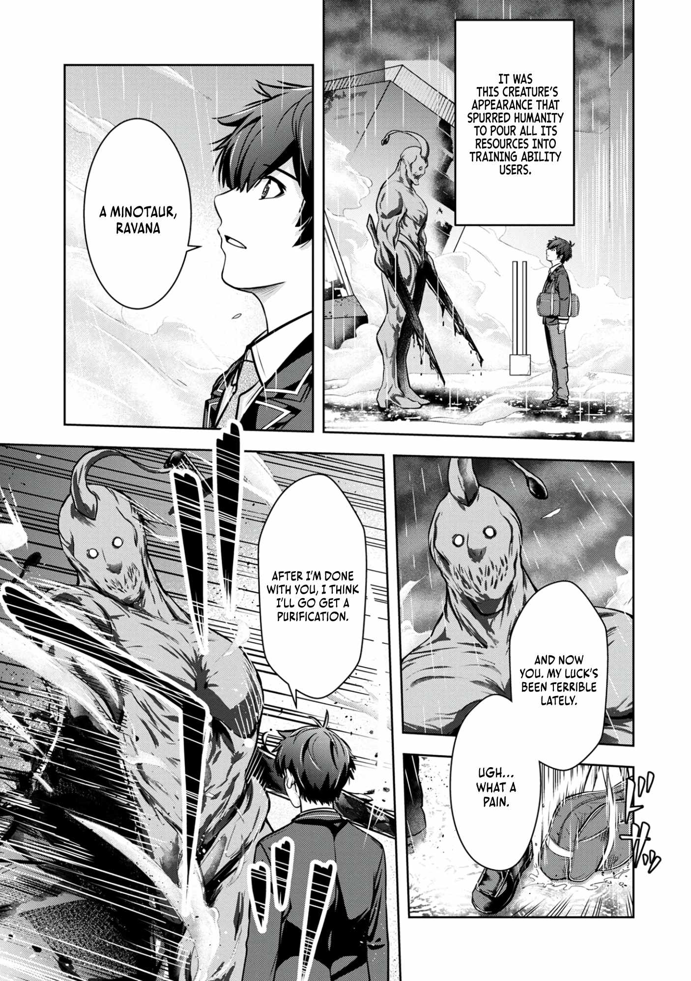 Kamigami no Kennou wo Ayatsurishi Mono ~Nouryoku Suuchi “0” de Sagesumareteiru Ore da ga, Jitsu wa Sekai Saikyou no Ikkaku~ Chapter 3 - Page 8