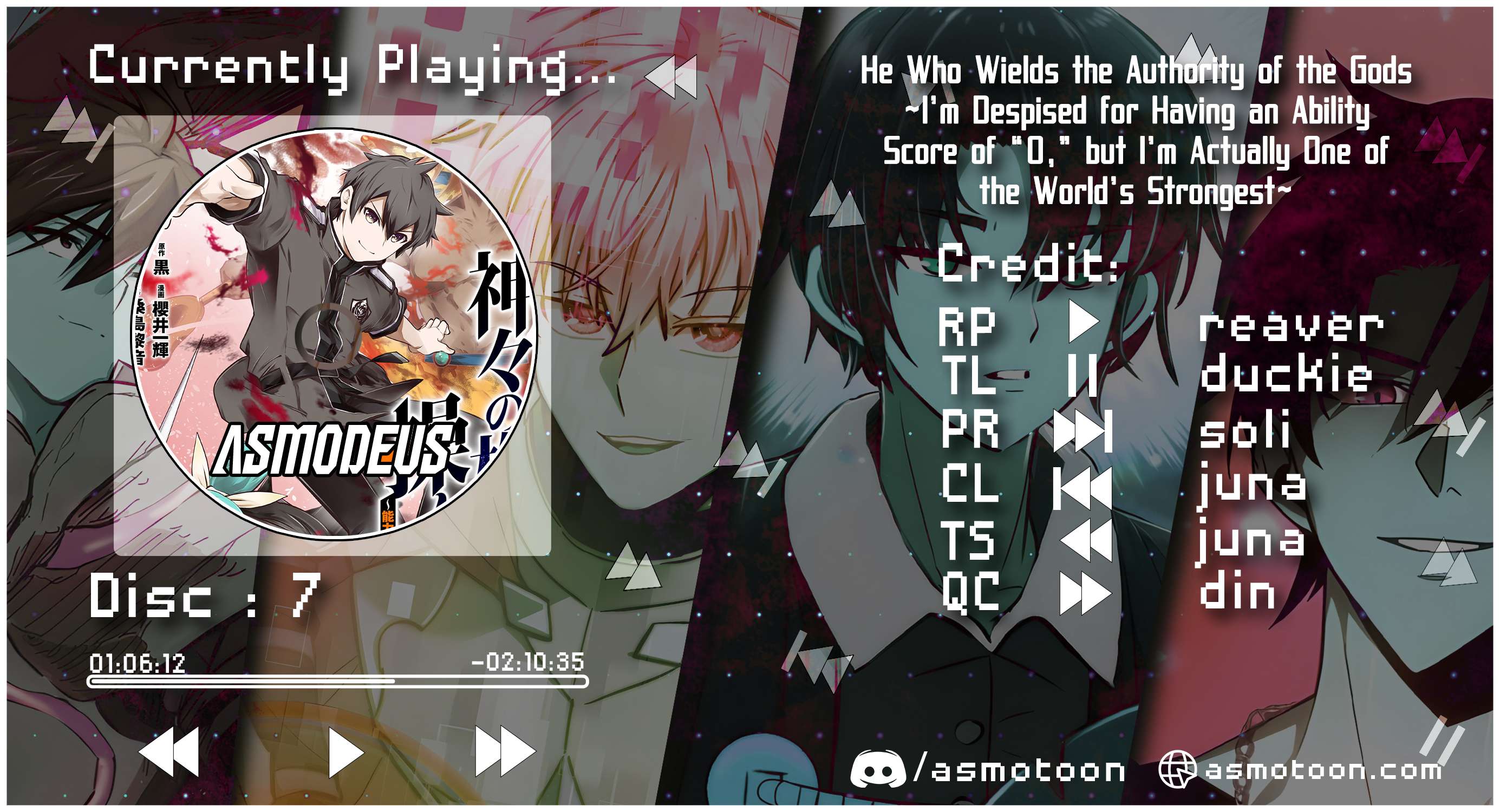 Kamigami no Kennou wo Ayatsurishi Mono ~Nouryoku Suuchi “0” de Sagesumareteiru Ore da ga, Jitsu wa Sekai Saikyou no Ikkaku~ Chapter 7 - Page 1