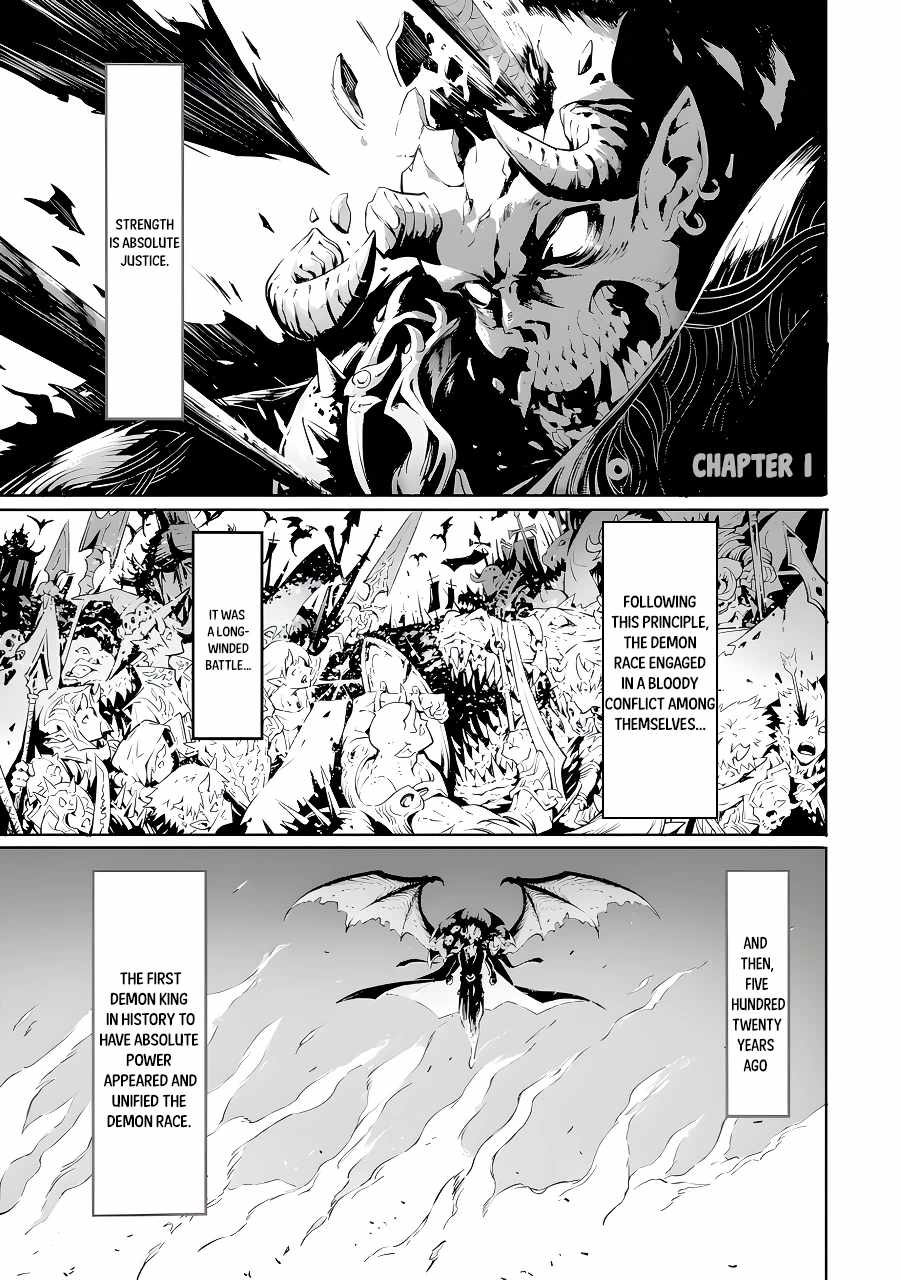Kamigoroshi no Maou Saijyaku Shuzoku ni Tensei shi Shijyou Saikyou ni naru Chapter 1.1 - Page 1