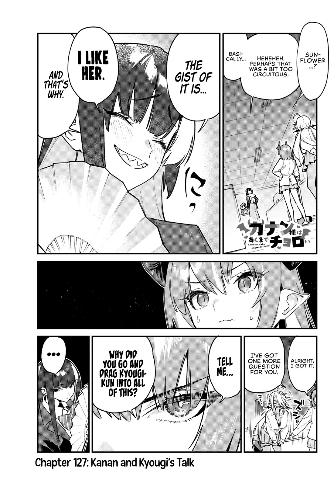 Kanan-sama wa Akumade Choroi Chapter 127 - Page 1