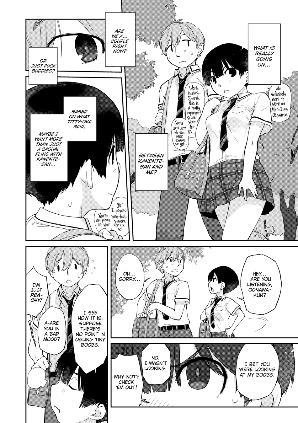 Kanente-san to Oonawa-kun ~Muttsuri Dosukebe na Kanojo to Ore~ Chapter 4 - Page 4