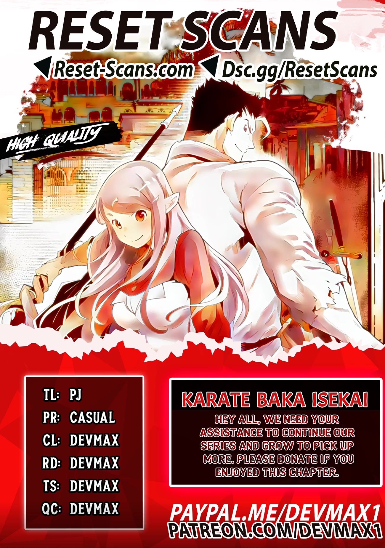 Karate Baka in Different World Chapter 21.1 - Page 1