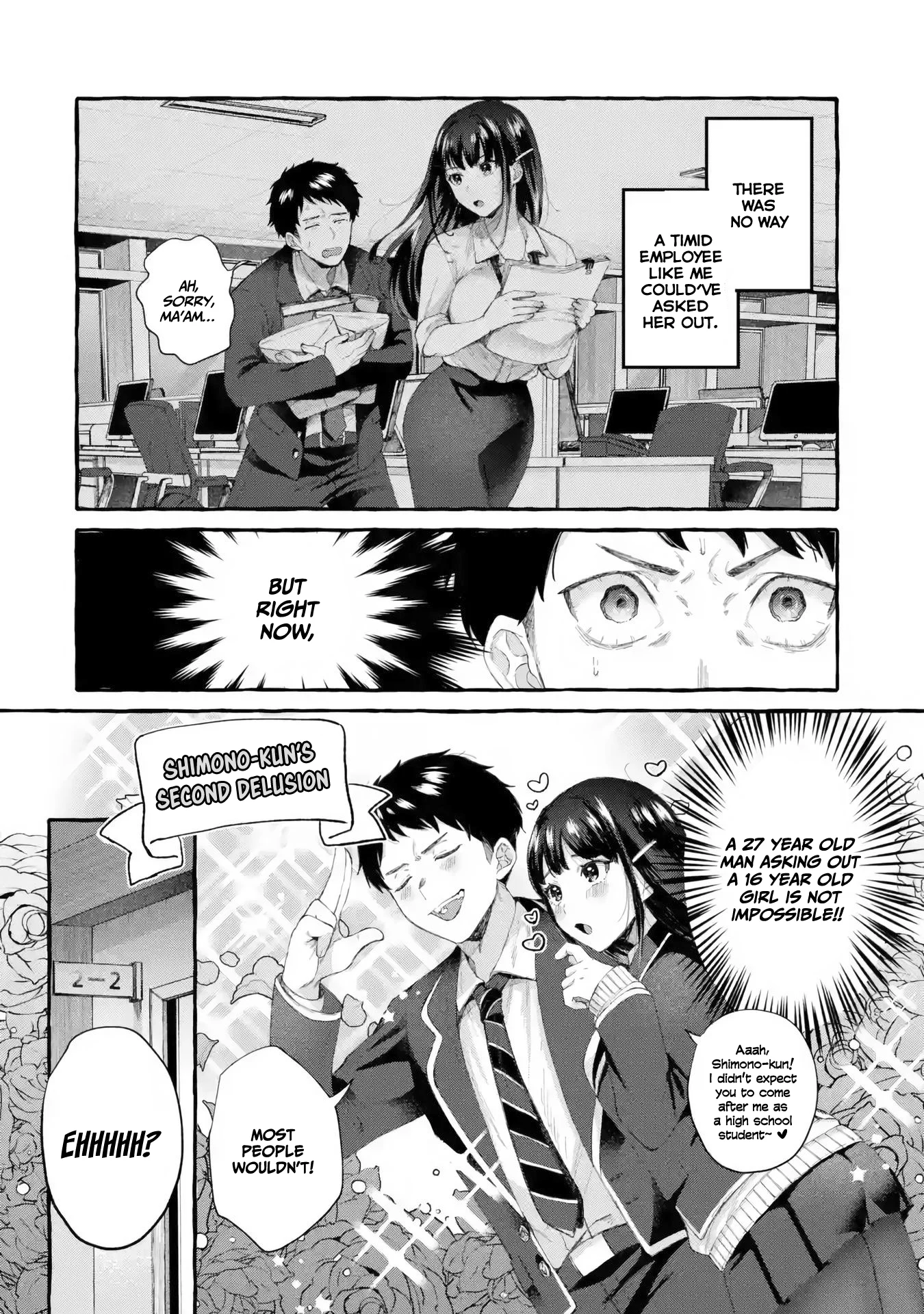 Kibishii Onna Joushi ga Koukousei ni Modottara Ore ni Dere Dere suru Riyuu Chapter 1.2 - Page 25