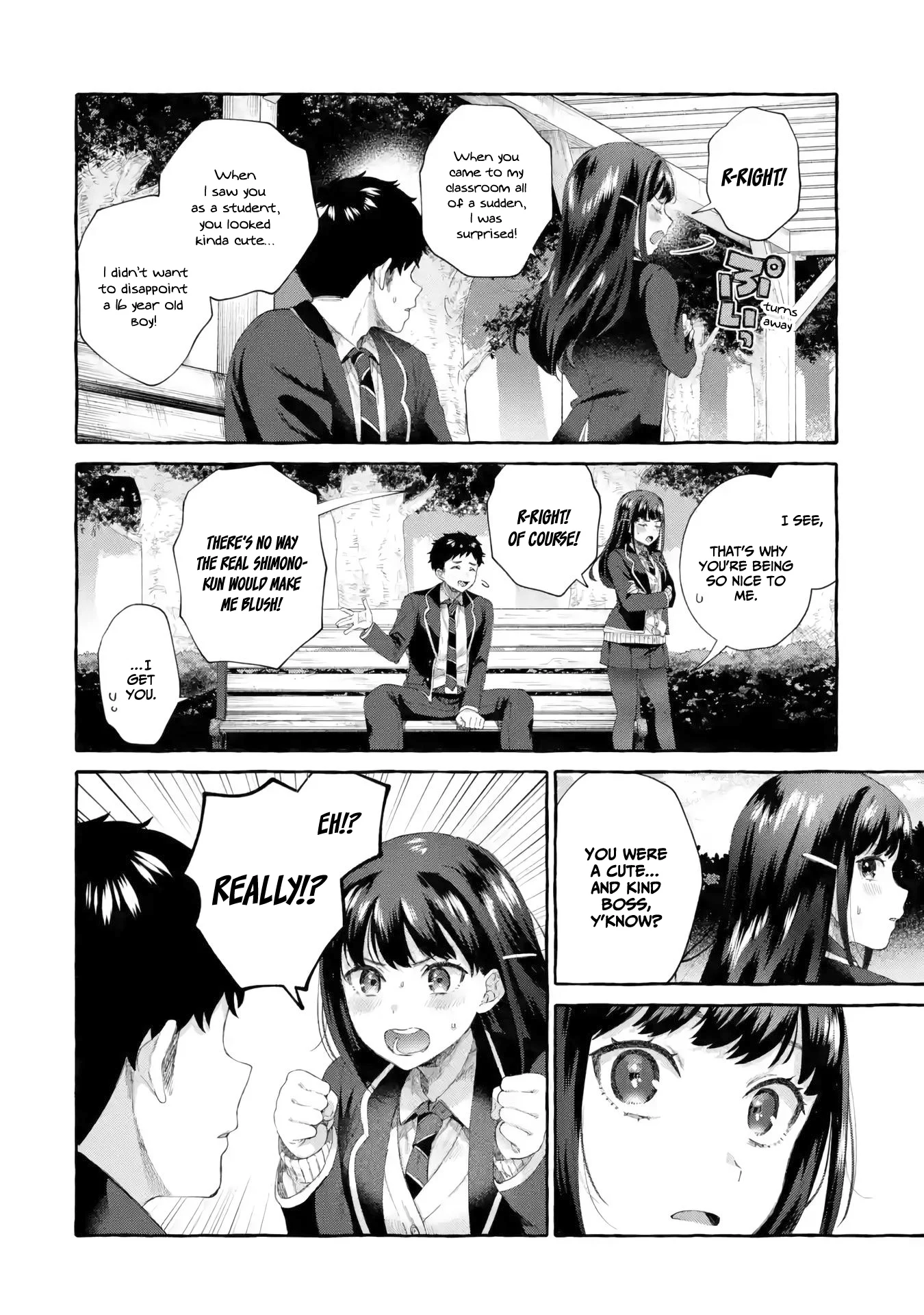 Kibishii Onna Joushi ga Koukousei ni Modottara Ore ni Dere Dere suru Riyuu Chapter 3 - Page 33