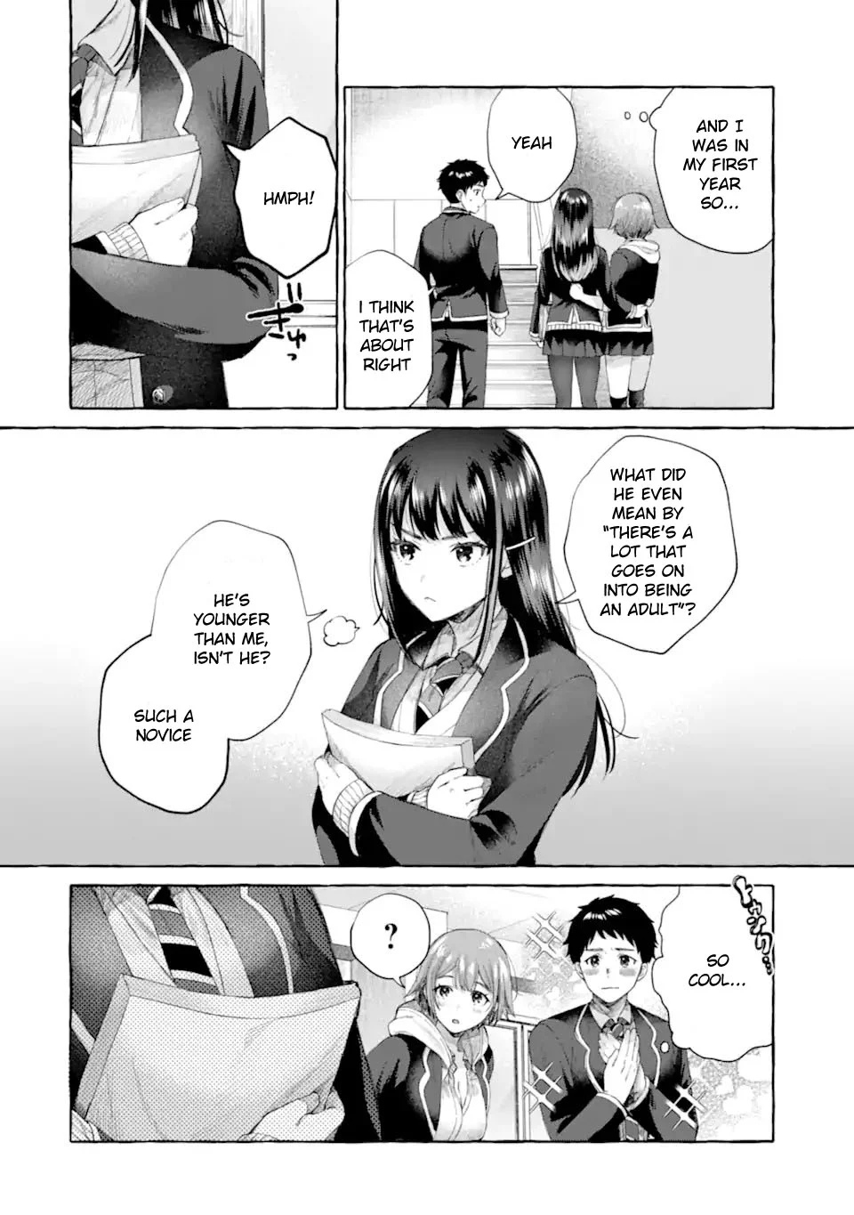 Kibishii Onna Joushi ga Koukousei ni Modottara Ore ni Dere Dere suru Riyuu Chapter 5.1 - Page 8