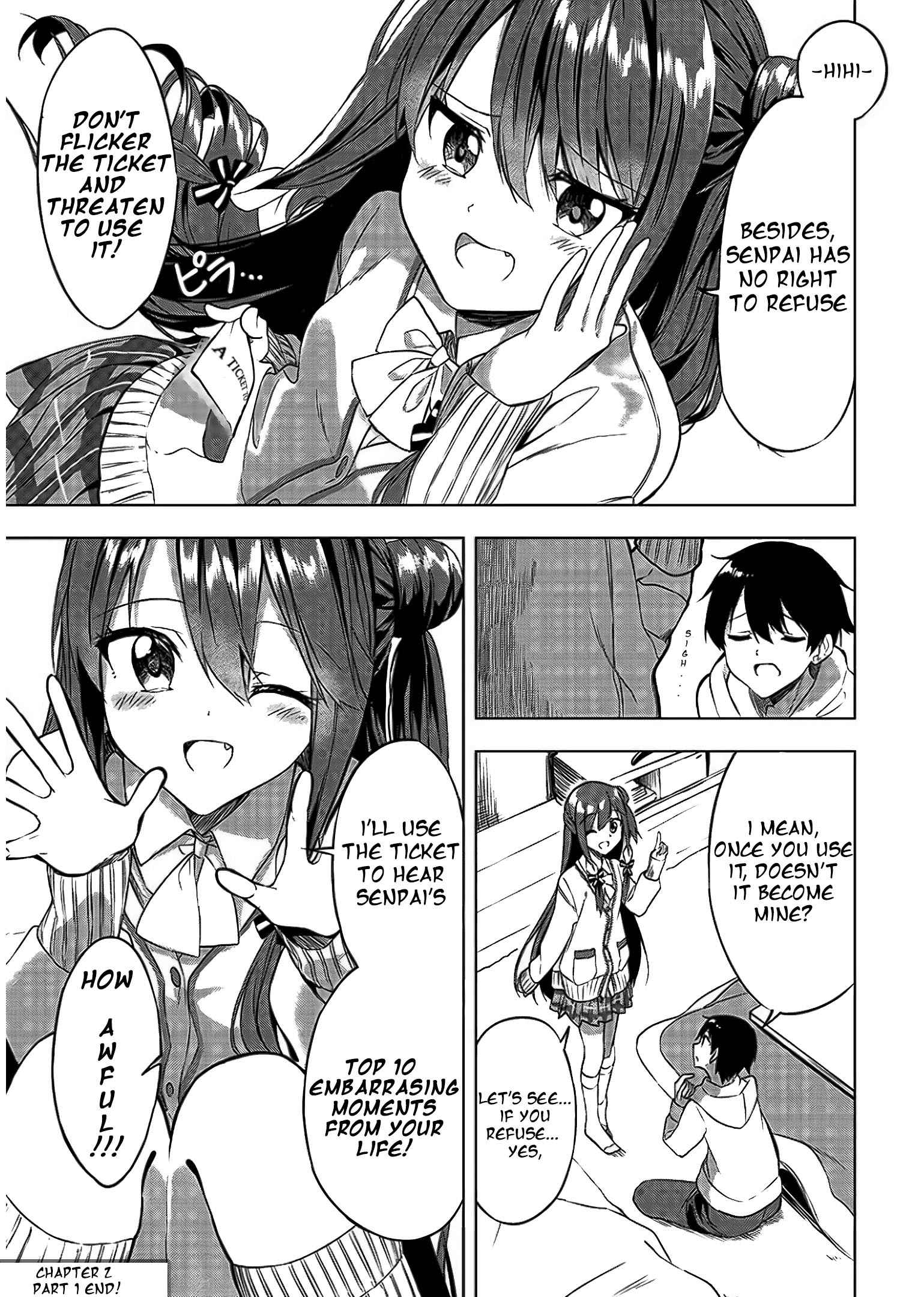 Kiite Kuremasu yo ne? Senpai Chapter 2.1 - Page 11