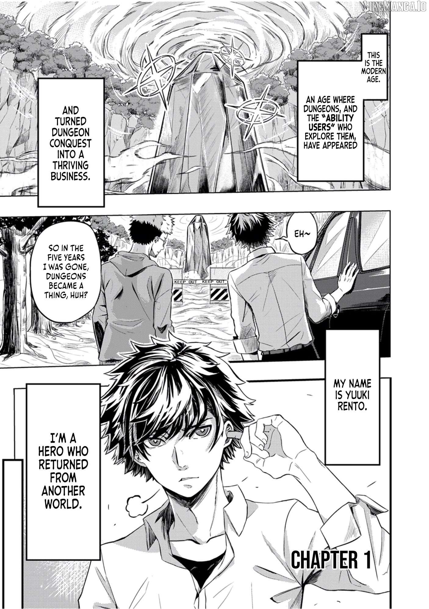 Kikaku-gai no Danjon Kouryaku-sha, Jitsu wa Isekai Kaeri no Moto Yuusha Chapter 1 - Page 4