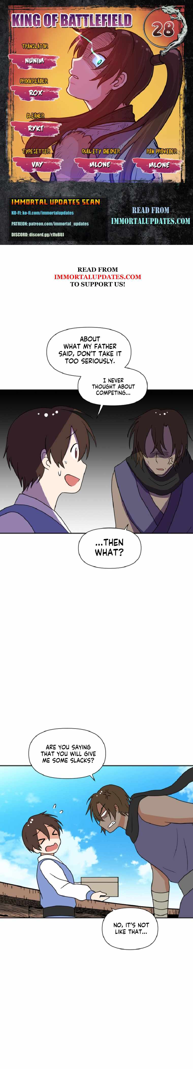 King of Battlefield Chapter 28 - Page 0