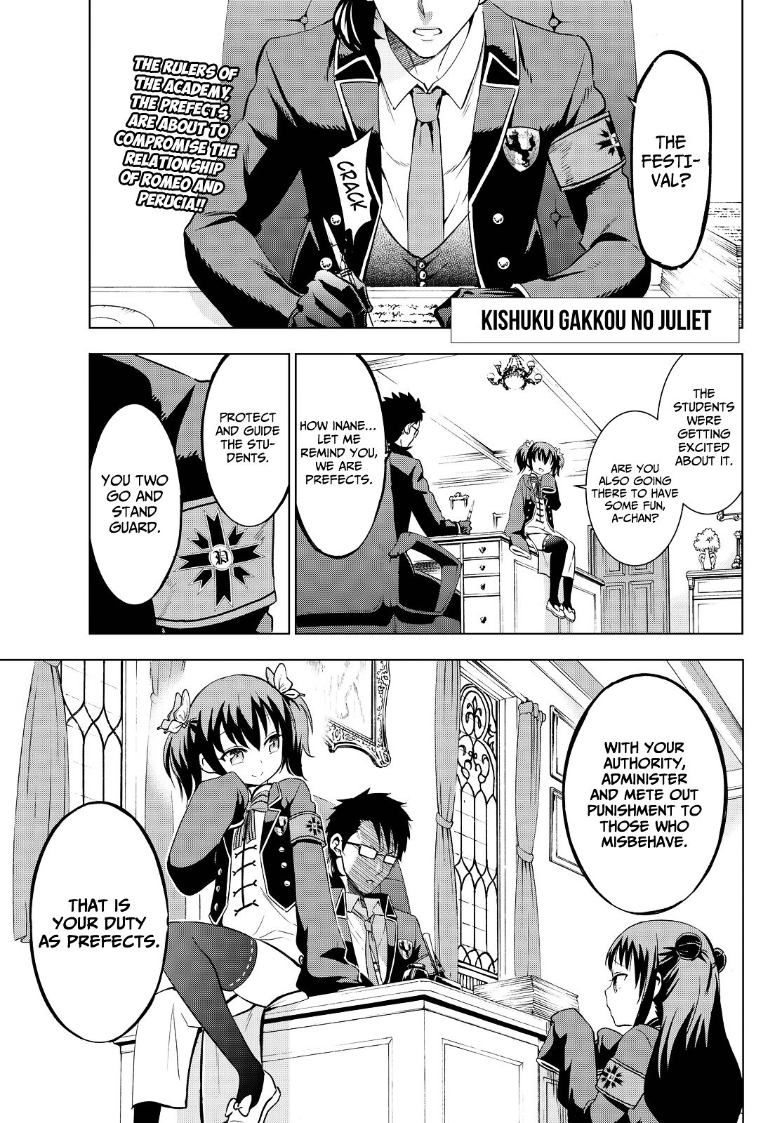 Kishuku Gakkou no Juliet Chapter 13 - Page 2