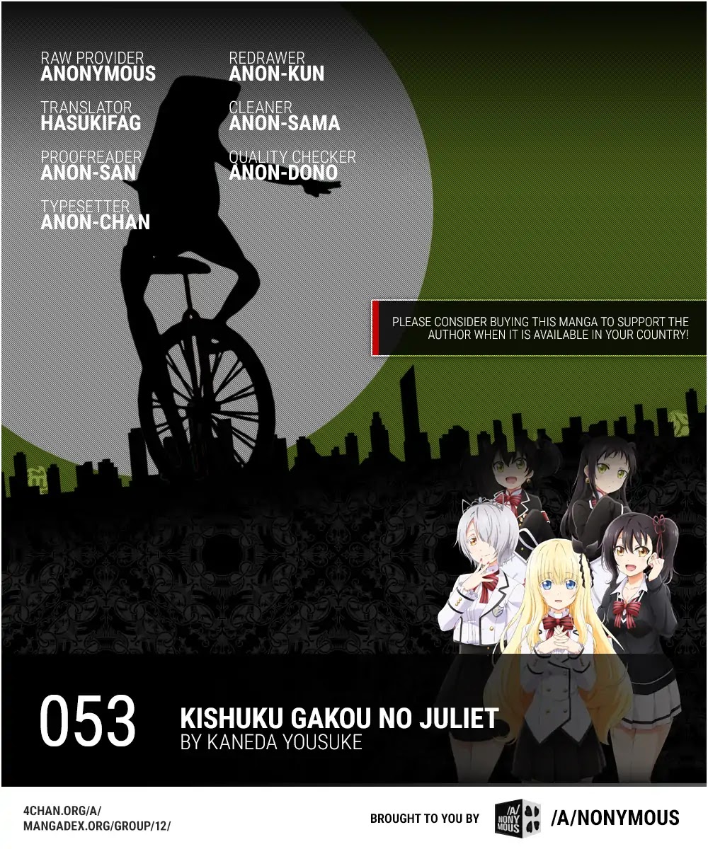 Kishuku Gakkou no Juliet Chapter 53 - Page 2
