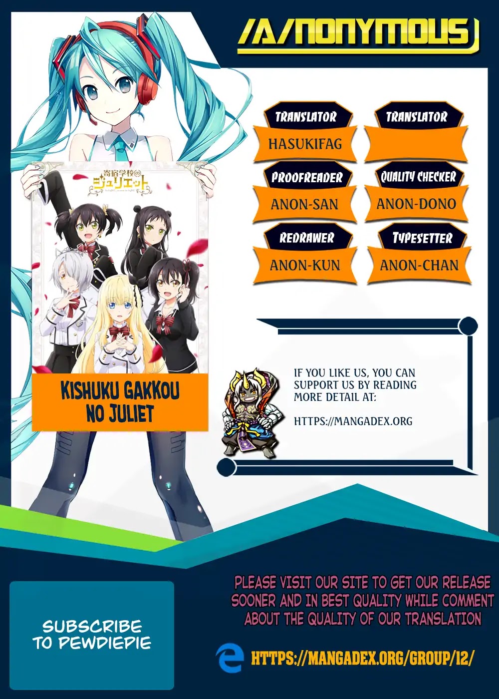 Kishuku Gakkou no Juliet Chapter 54 - Page 2