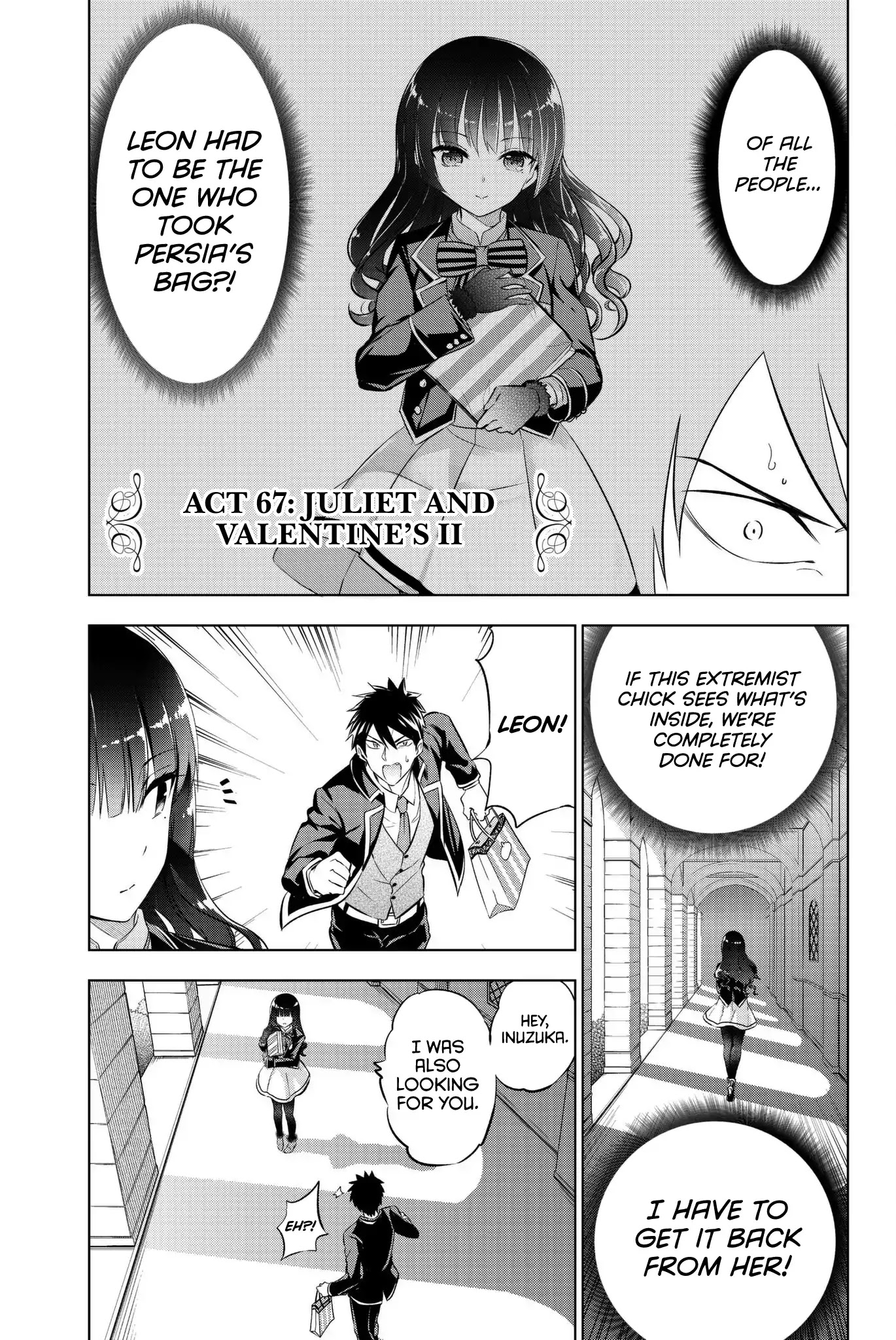 Kishuku Gakkou no Juliet Chapter 67 - Page 1