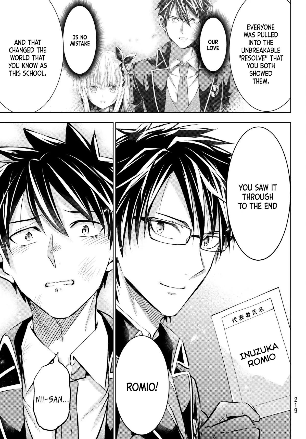 Kishuku Gakkou no Juliet Chapter 89 - Page 19