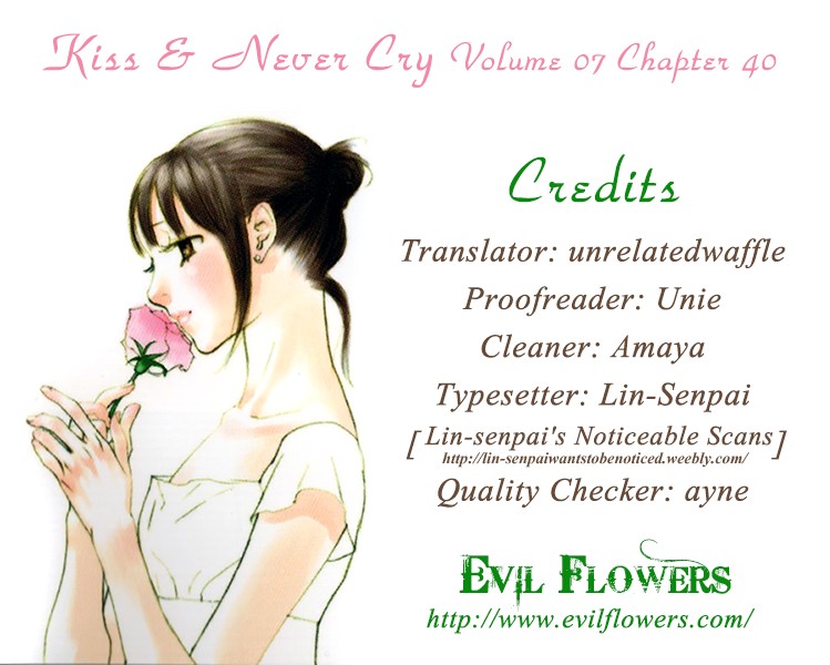 Kiss & Never Cry Chapter 40 - Page 1