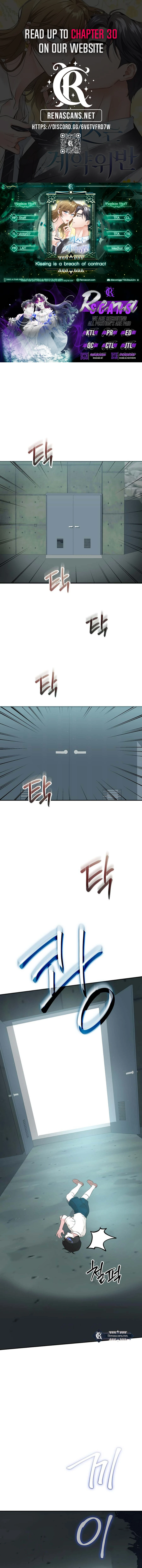 Kissing Is a Violation of Contract Chapter 18 - Page 1