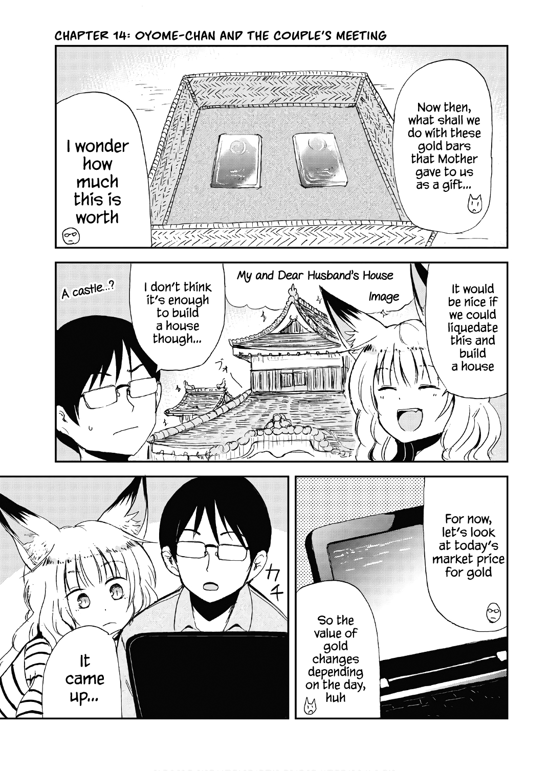 Kitsune no Oyome-chan Chapter 14 - Page 1
