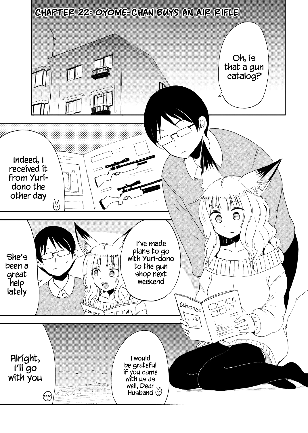 Kitsune no Oyome-chan Chapter 22 - Page 1